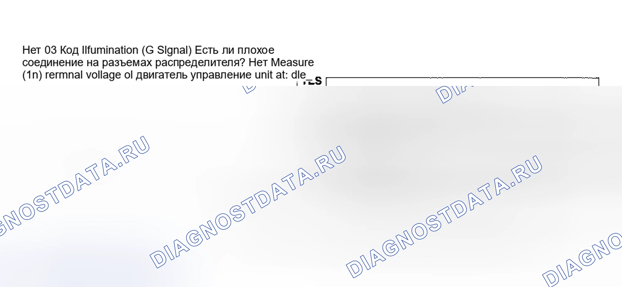 Рис. 63: Код No3 - Сигнал G. Mazda 323 BF