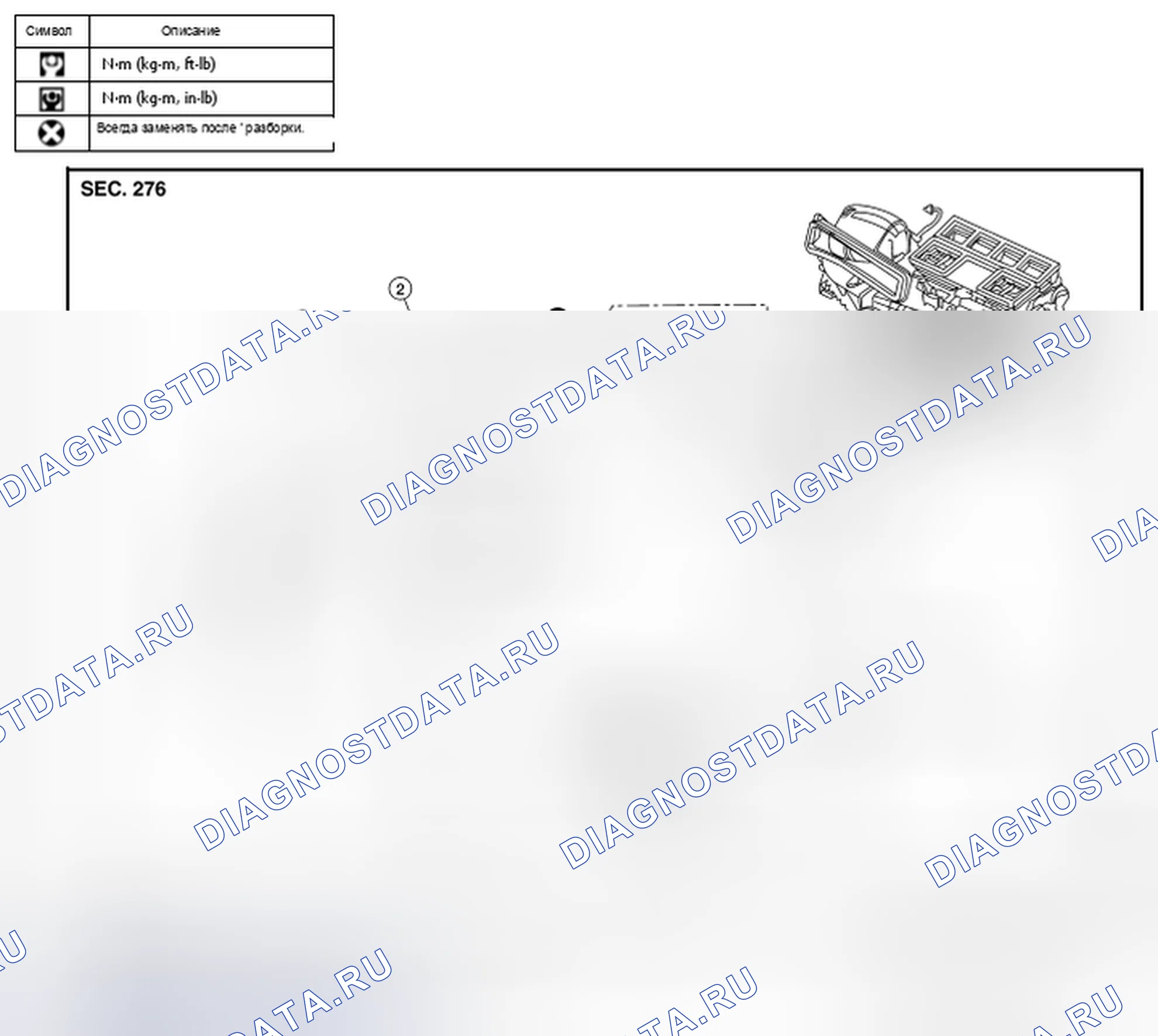 Рис. 71: Расположение компонентов. Nissan Altima L33