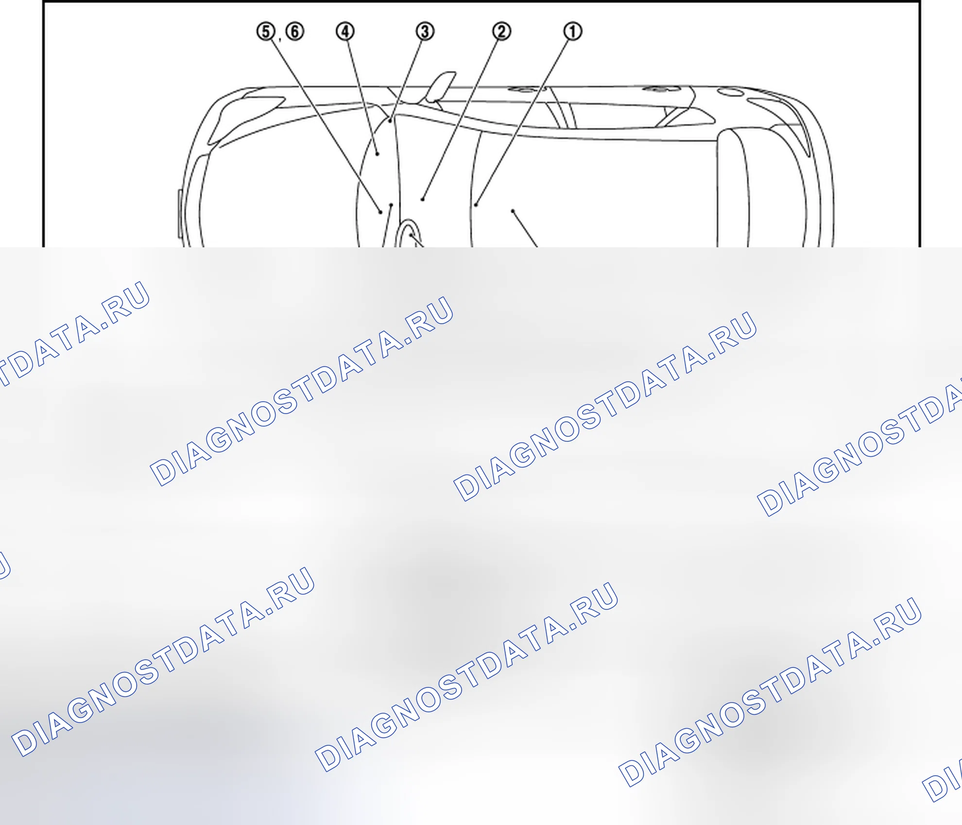Рис. 25: Расположение компонентов. Infiniti EX37 I
