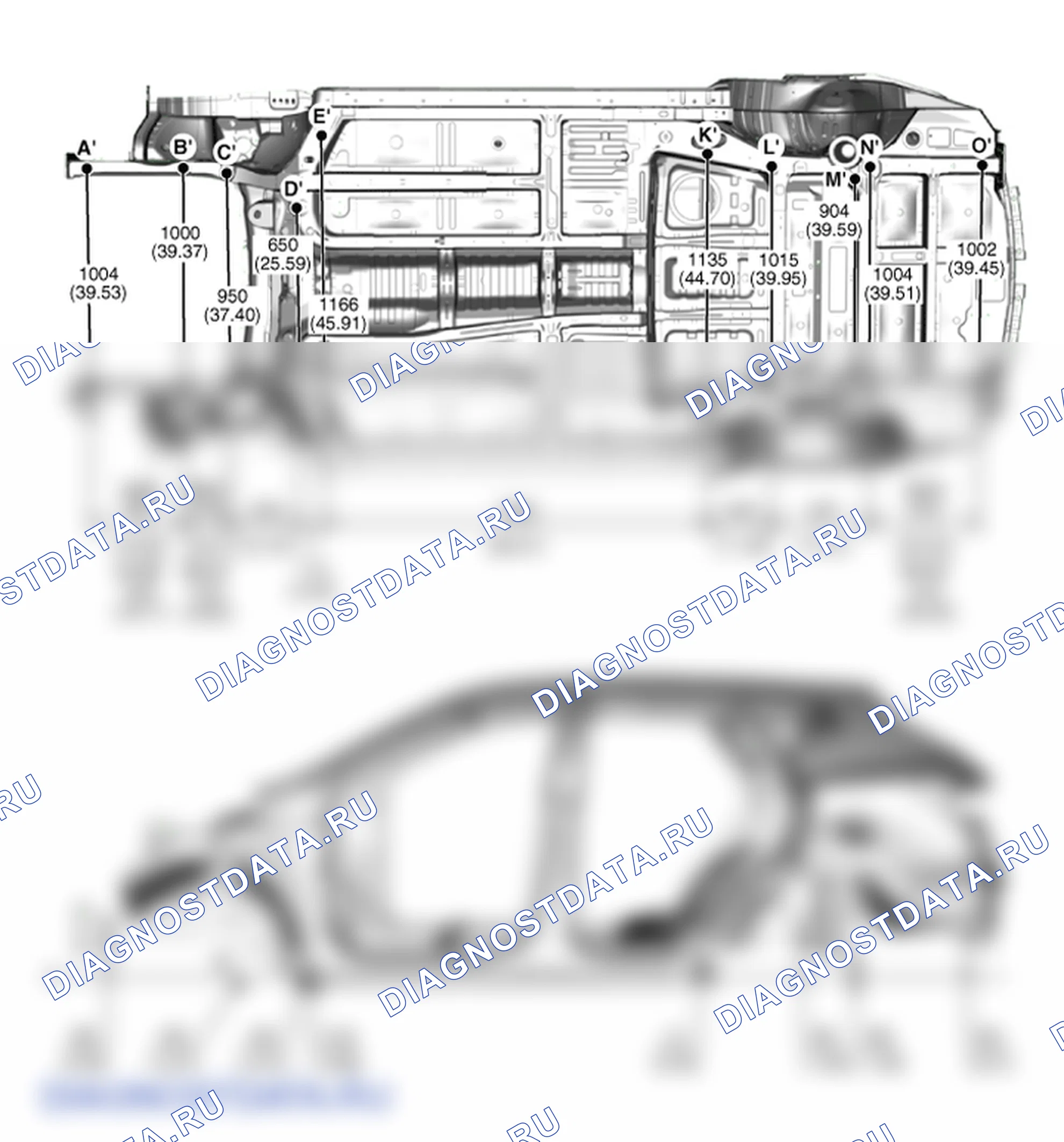 Под кузовом. Hyundai Santafe Sport DMA