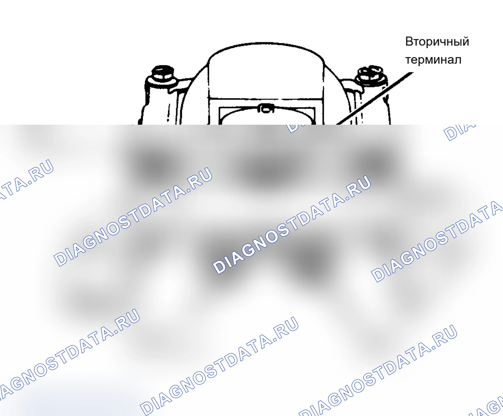 Рис. 6: Испытательное соединение внешней катушки. Chevrolet Cab & Chassis S10 
