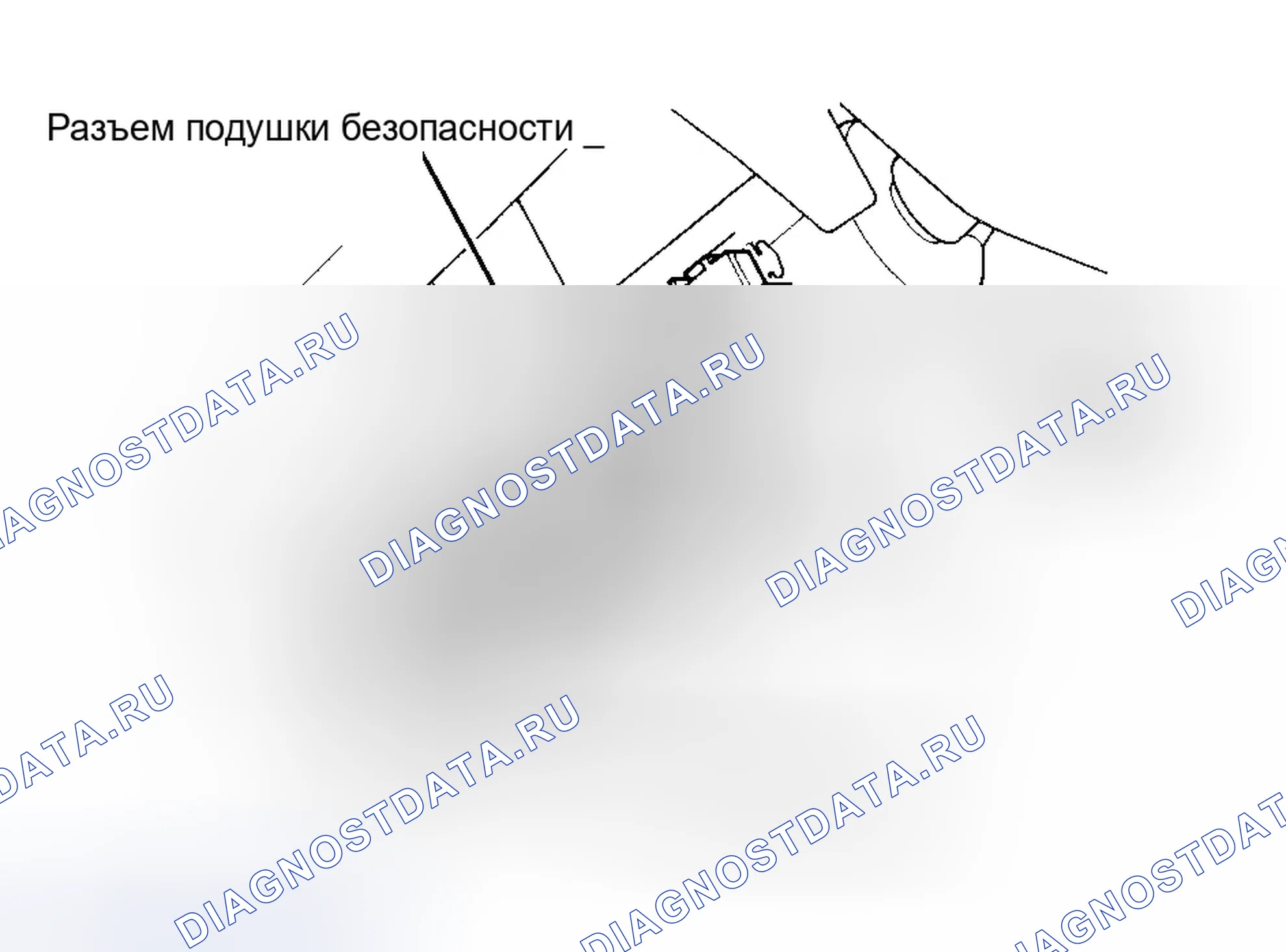 Рис. 2: Отключение подушки безопасности со стороны пассажира (Integra). Ford Aspire I