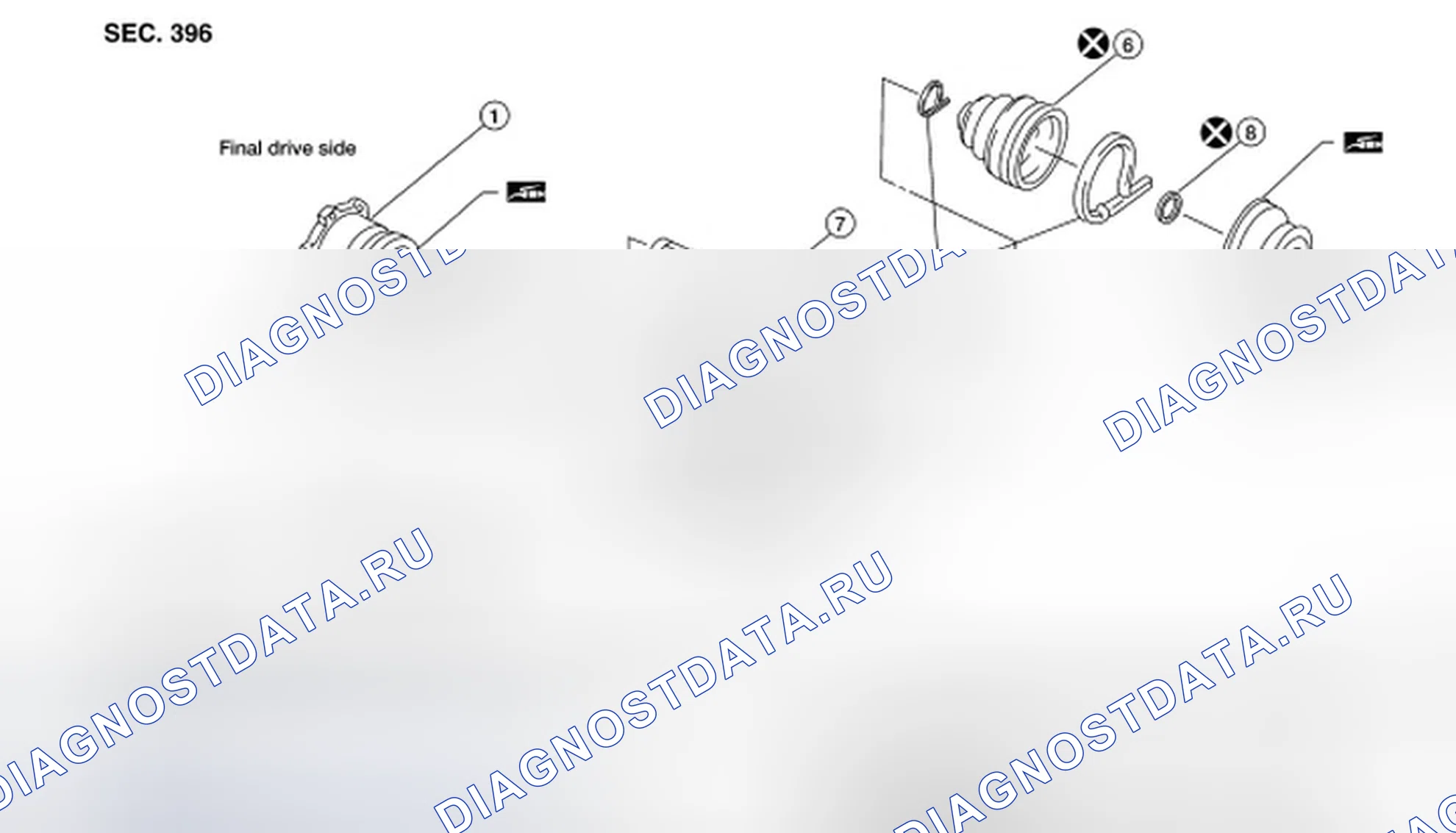 Рис. 9: Разборка и сборка. Infiniti QX56 I рестайлинг