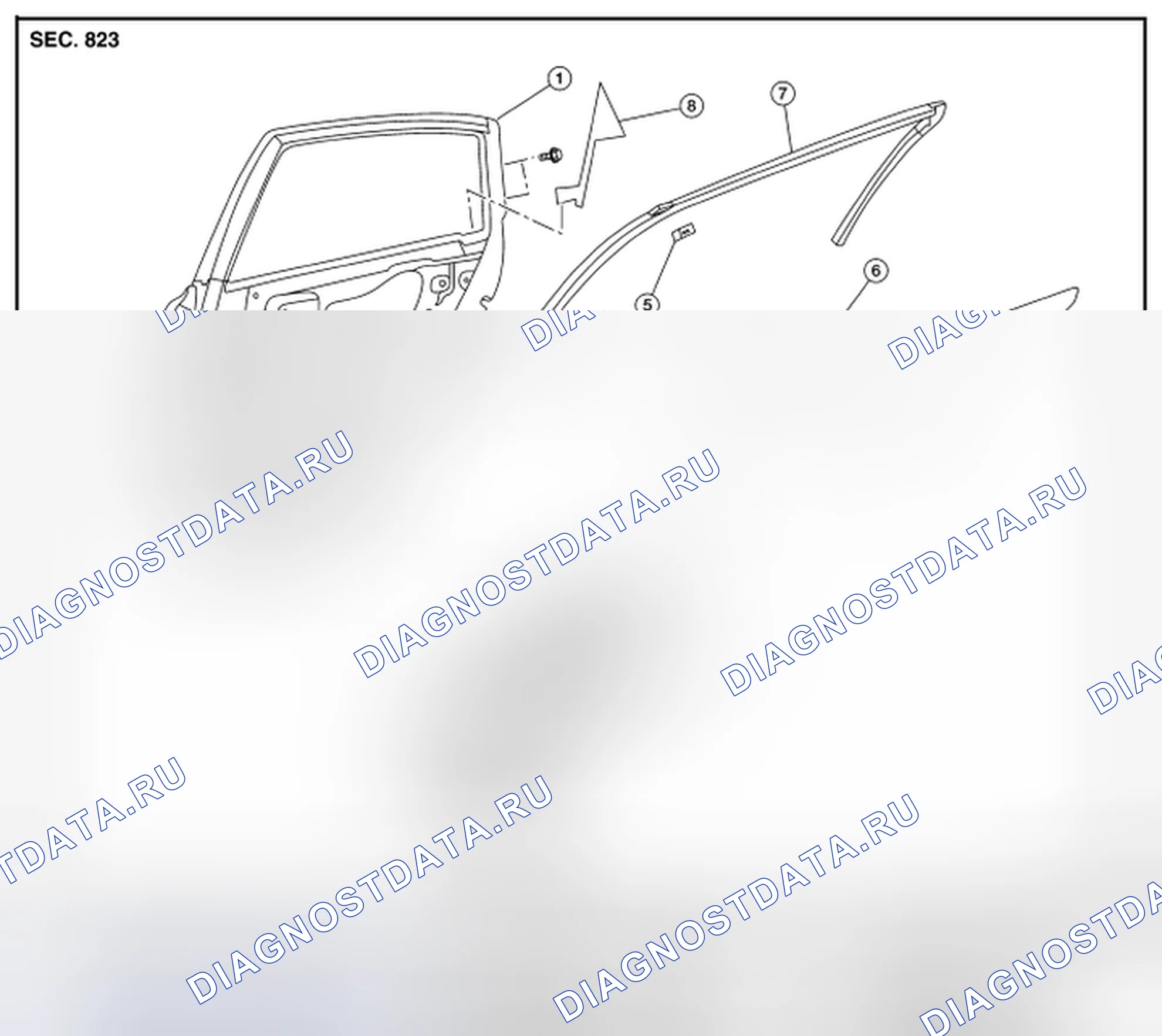 Рис. 4: Разнесенный вид. Nissan Altima L33