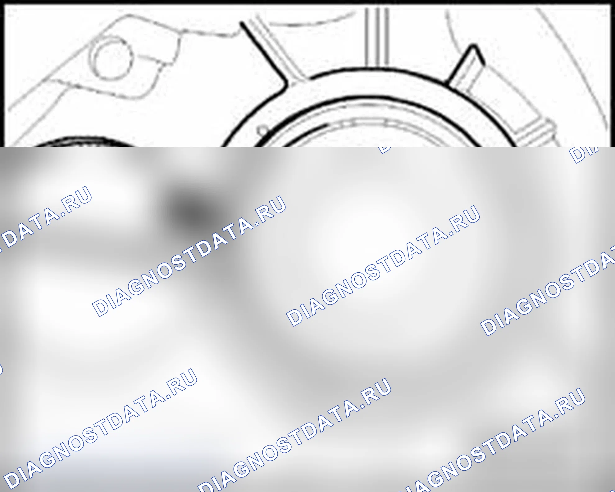 Рис. 619: Извлечение шарикоподшипника входного вала из торцевой крышки. Audi A4 B6
