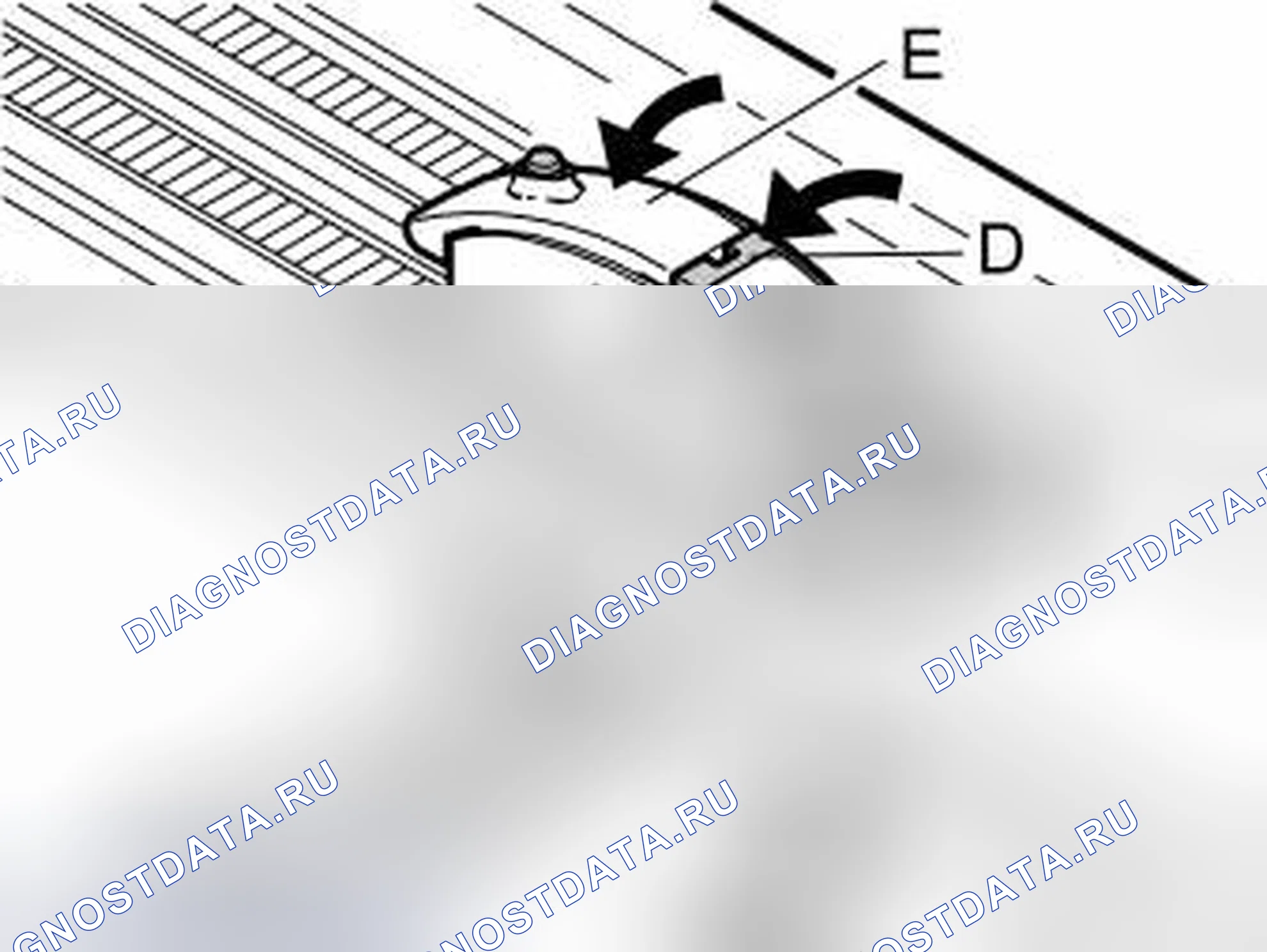 Рис. 119: Надежная ручка замка. Volvo XC70 I рестайлинг