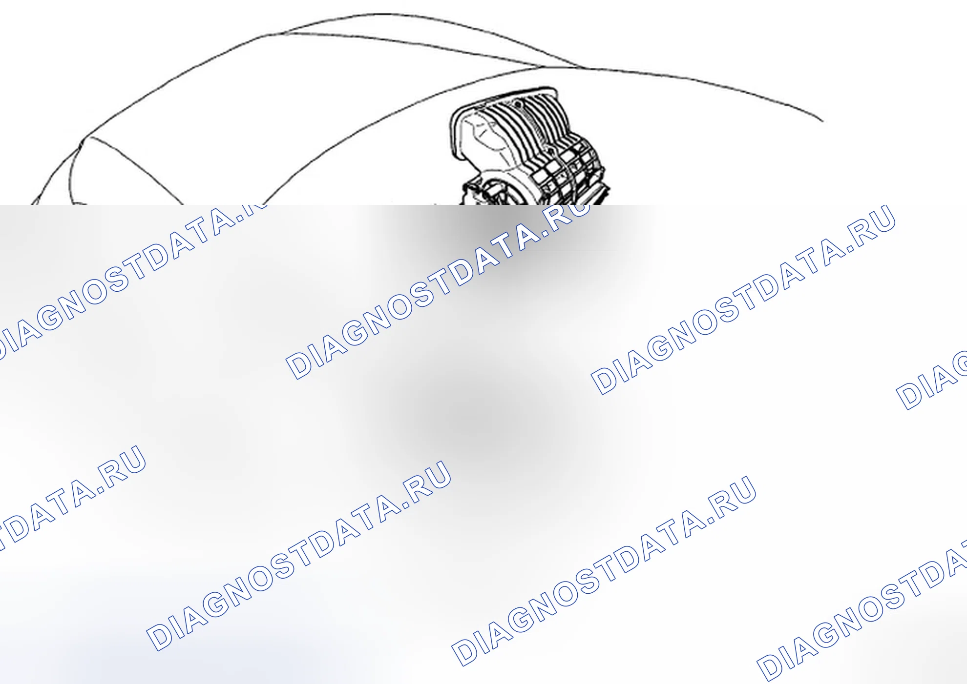 Рис. 80: Идентификация привода впуска. Hyundai Elantra IV