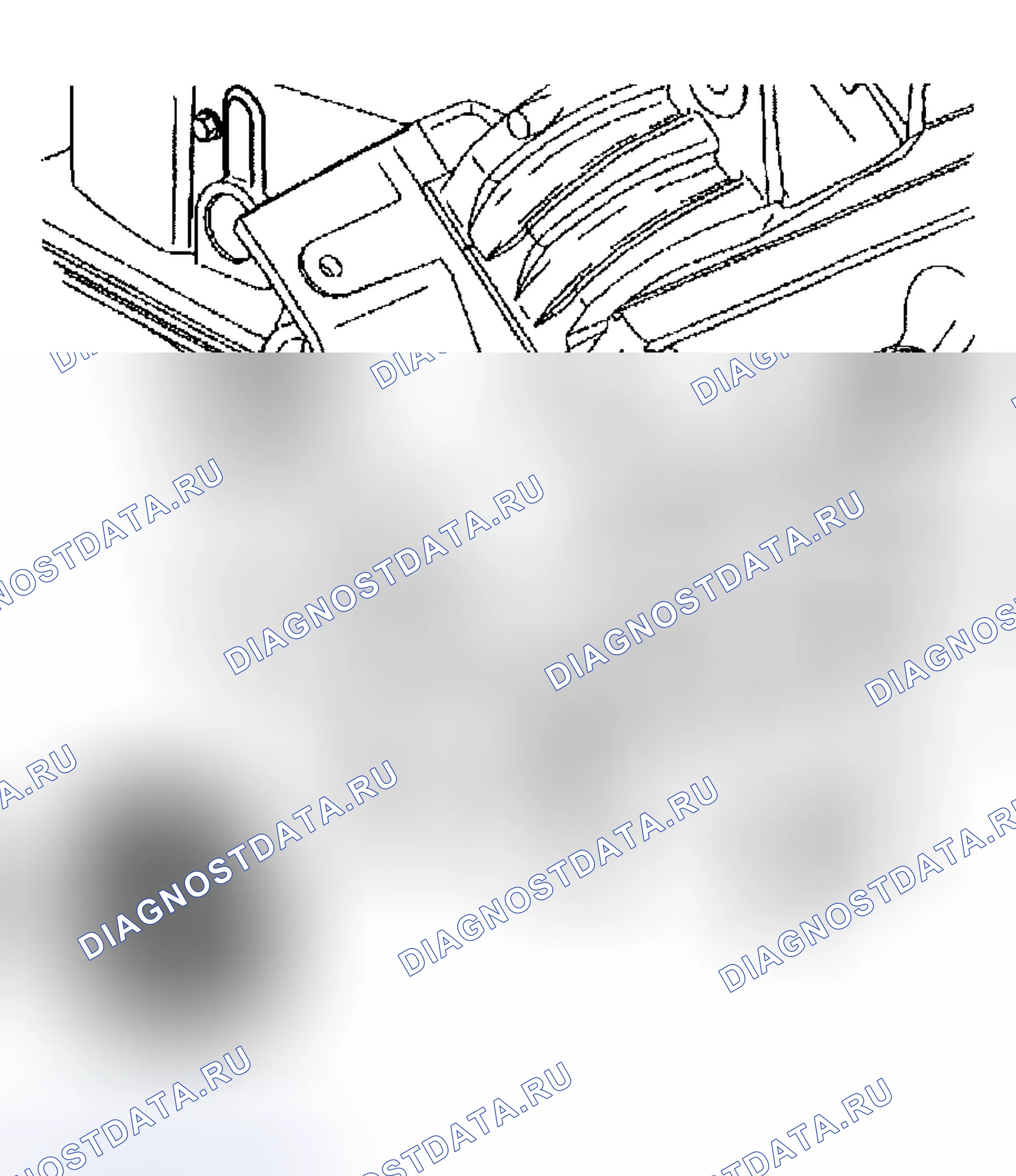Рис. 365: Снятие натяжного шкива приводного ремня (L67). Buick Regal IV