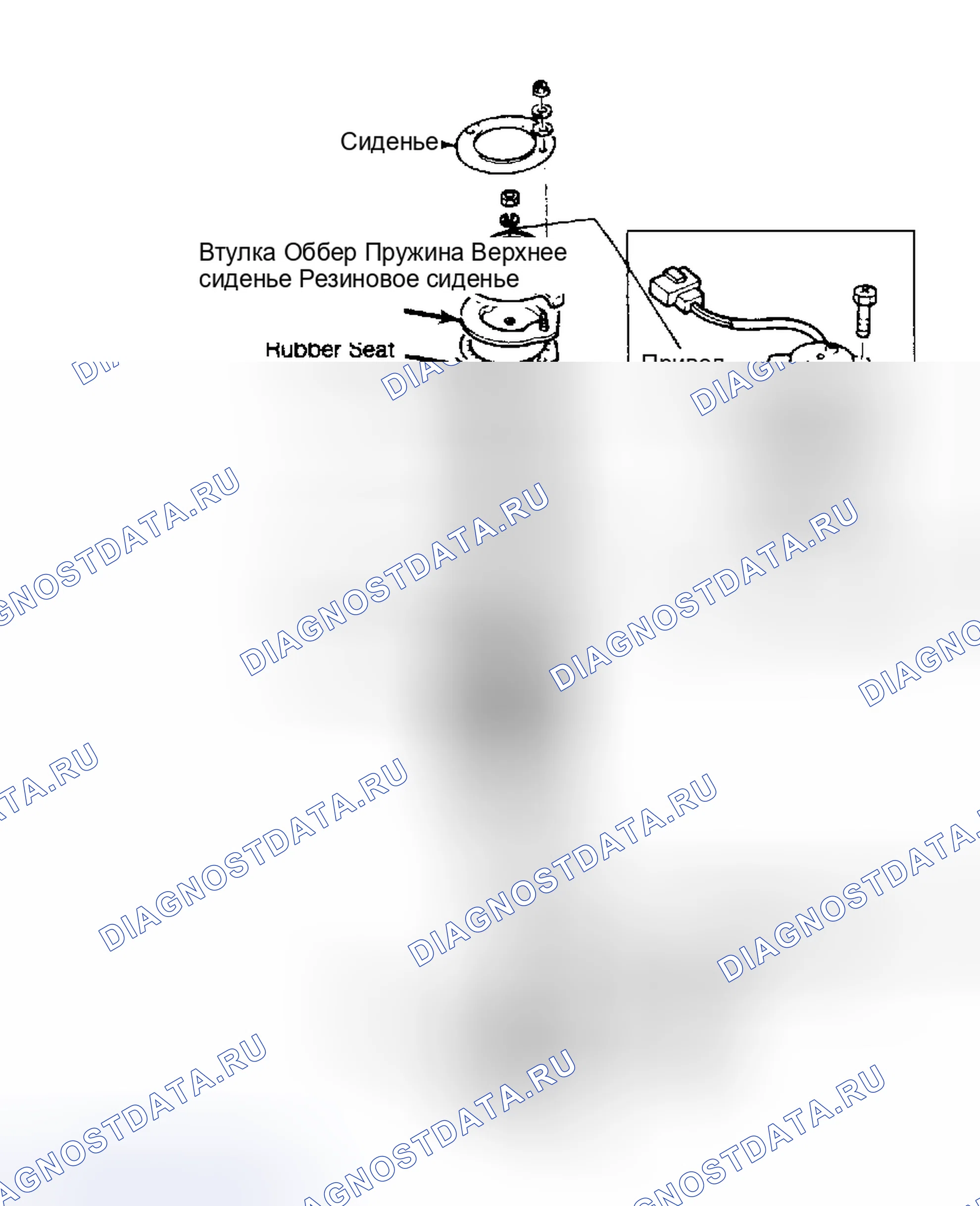 Рис. 1: ОПИСАНИЕ электронной подвески. Mazda 323 BF