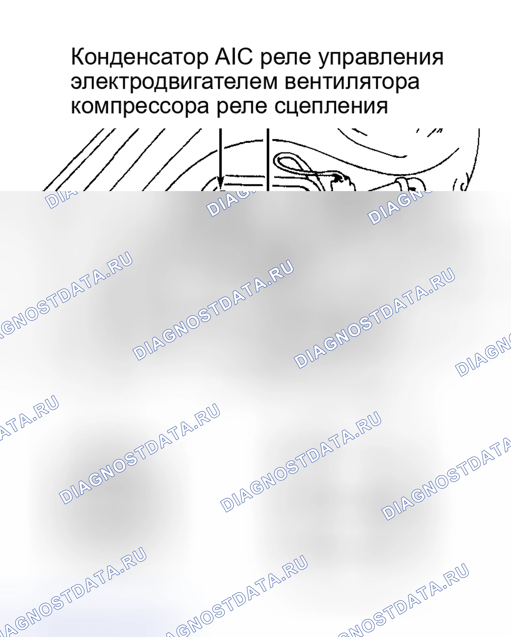 Рис. 8: Реле вентилятора радиатора. Honda FR-V I