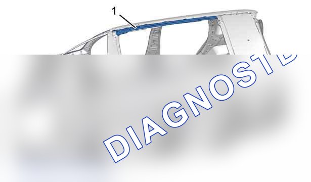 Замена: кронштейн стекла крыши — c4eh01sd. Citroen C3 Picasso I