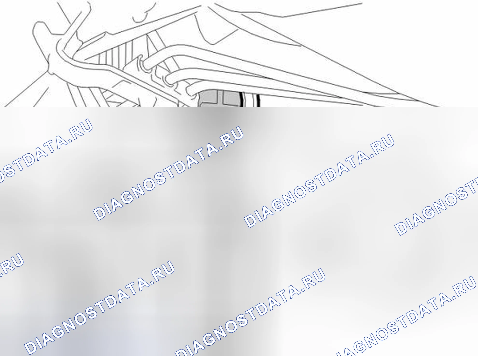 Рис. 446: Очистка крышки. Volvo S60 I