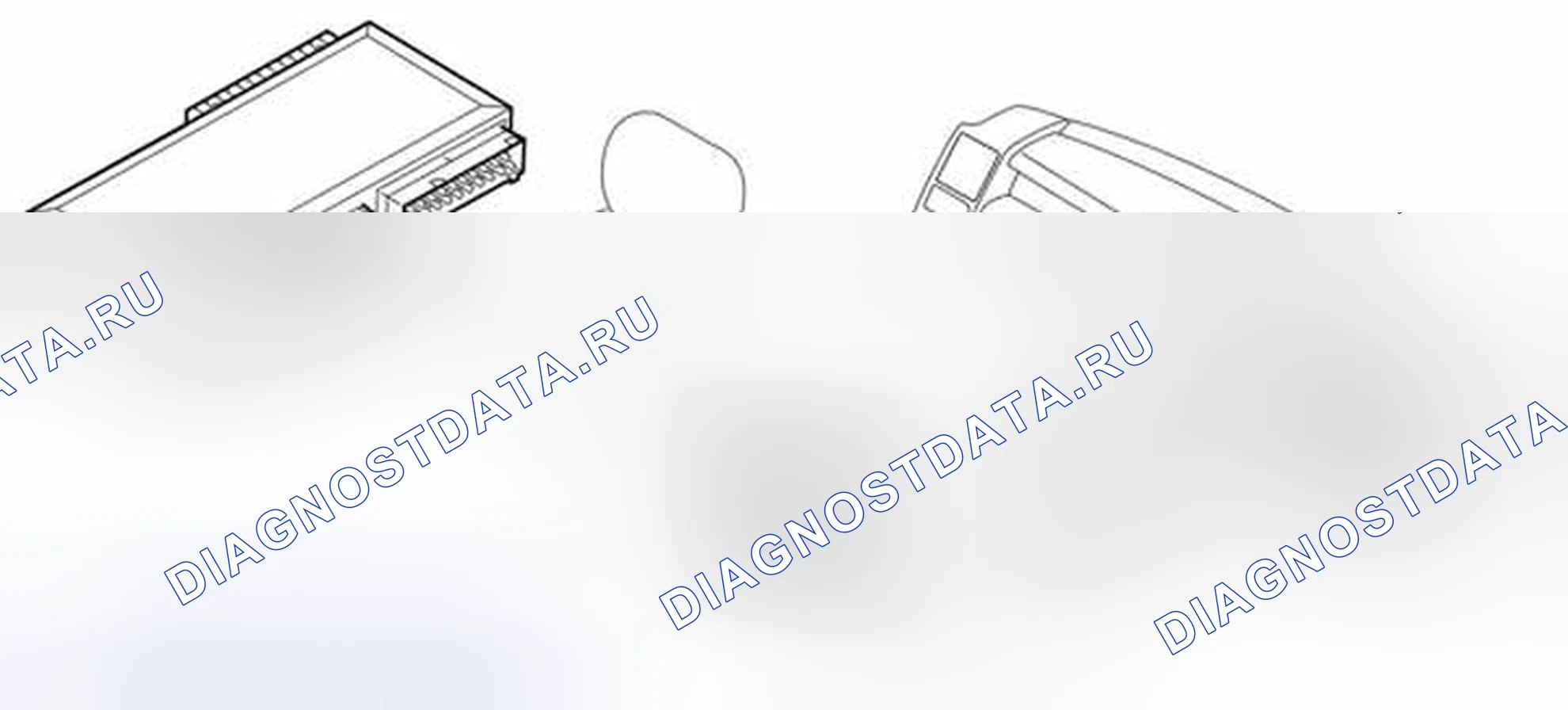 Рис. 46: РАСПОЛОЖЕНИЕ КОМПОНЕНТОВ ТИПОВОГО ЭЛЕКТРОННОГО МОДУЛЯ. Land Rover Range Rover L322