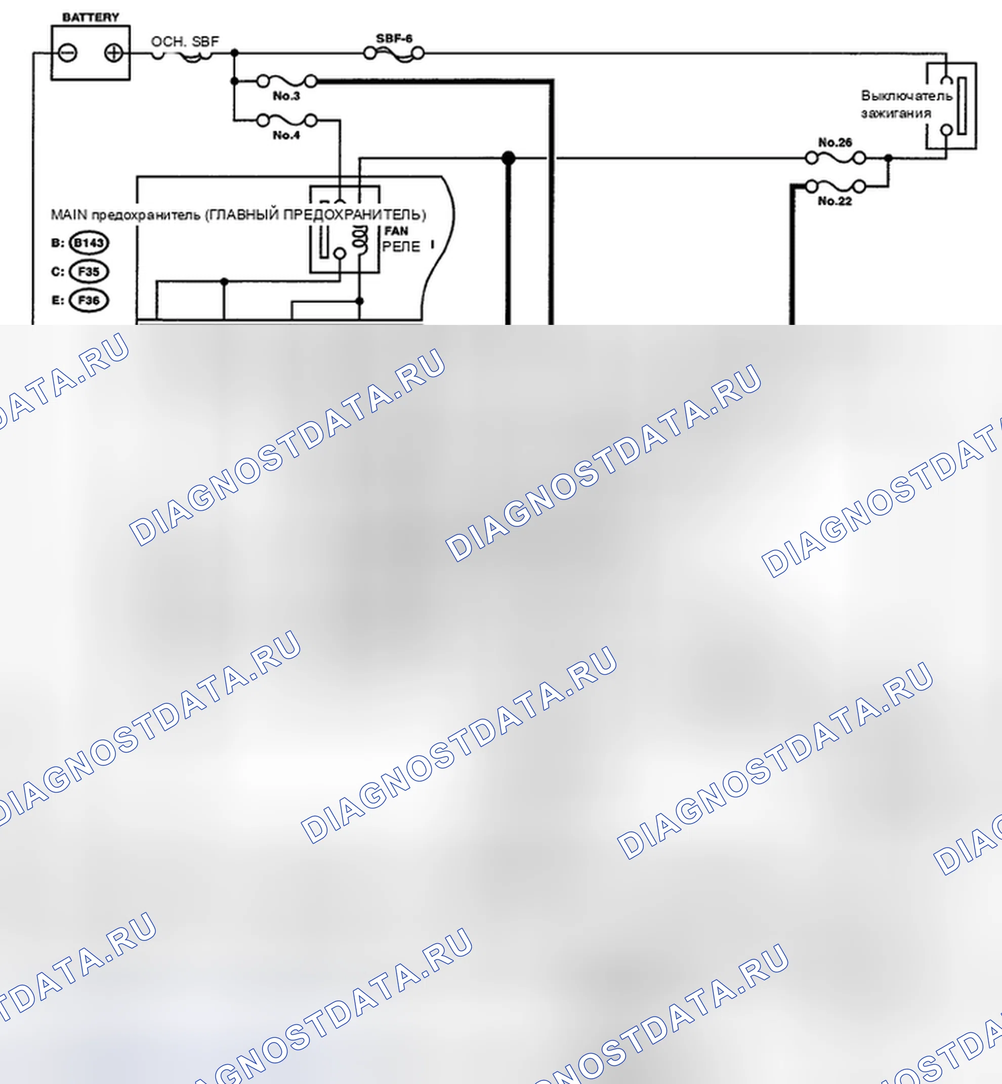 Рис. 90: электросхема. Subaru Impreza WRX GH