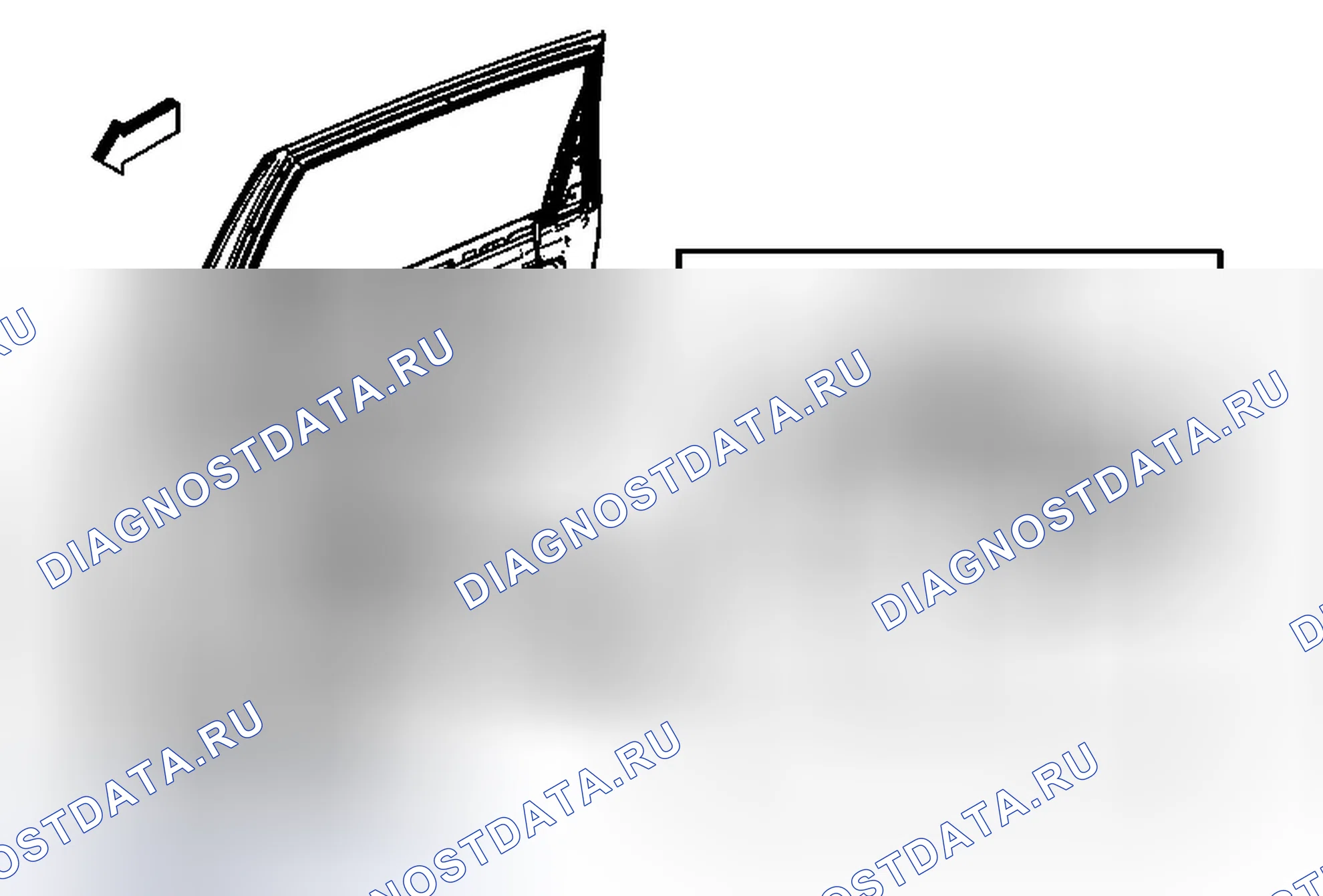 Рис. 14: Замена датчика бокового удара подушки безопасности (сзади). Chevrolet Captiva I рестайлинг 2