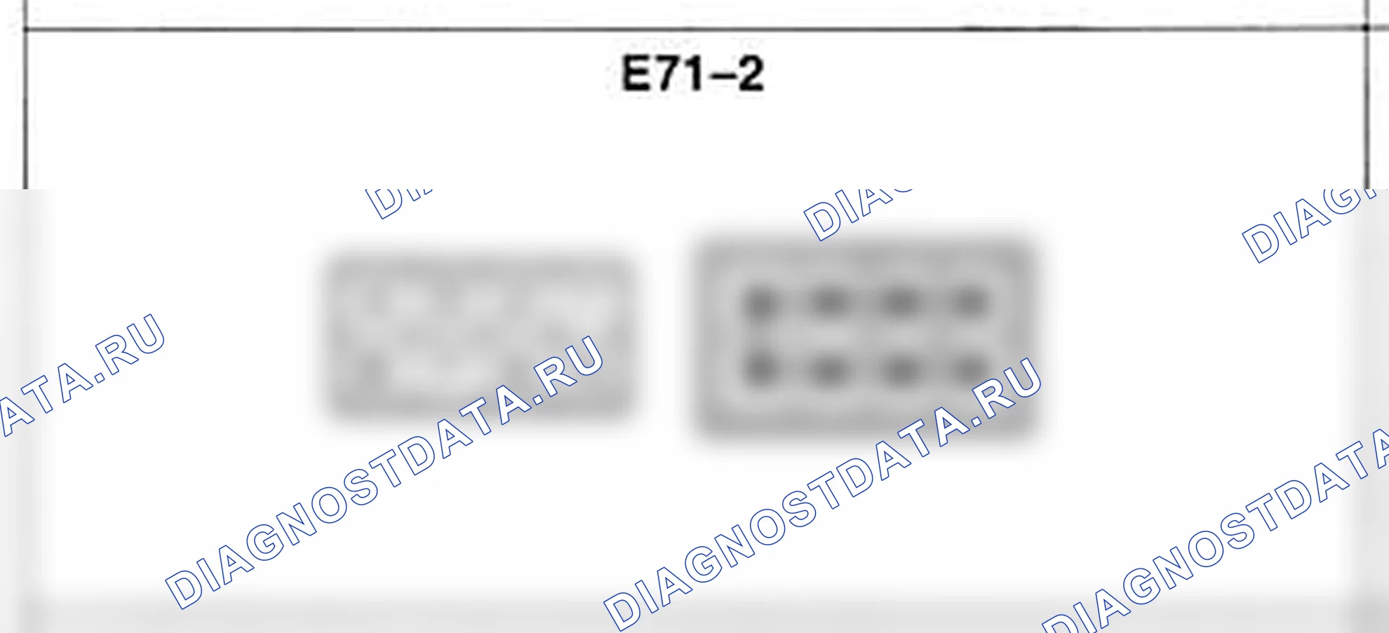 Распиновка разъёма E71-2 — жгута двигателя. Hyundai Accent LC