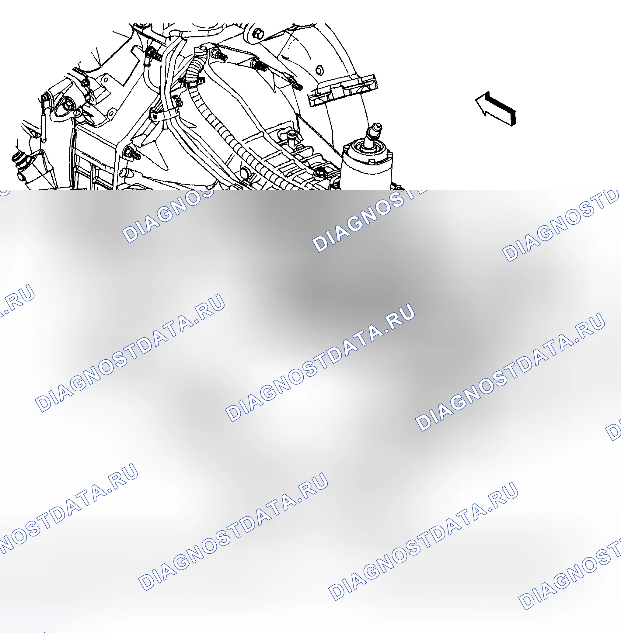 Рис. 172: Виды компонентов ручной коробки передач. Chevrolet Silverado 1500 HD 