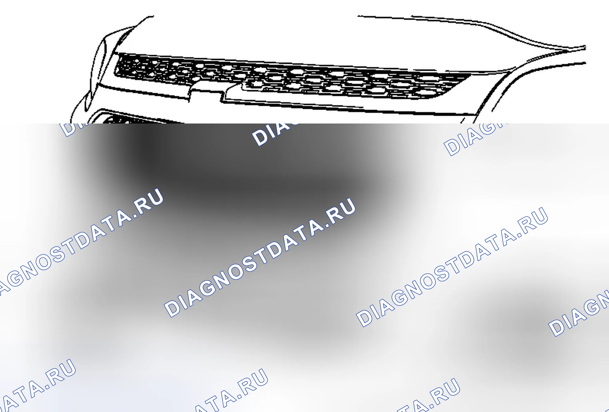Рис. 5: Замена датчика температуры окружающего воздуха. Chevrolet Malibu VIII рестайлинг