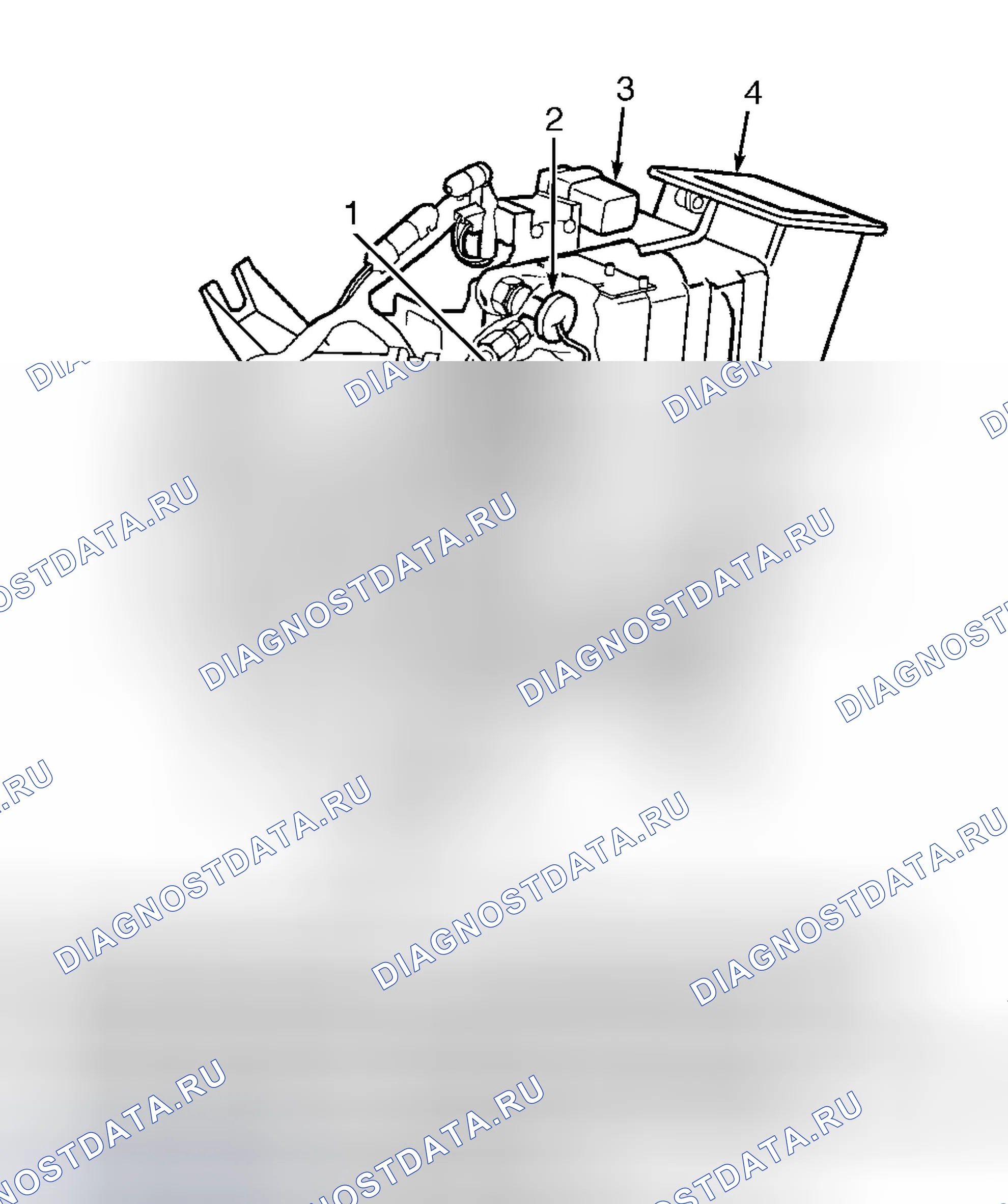 Рис. 12: Задний испаритель / воздуходувка в сборе. Land Rover Discovery L318