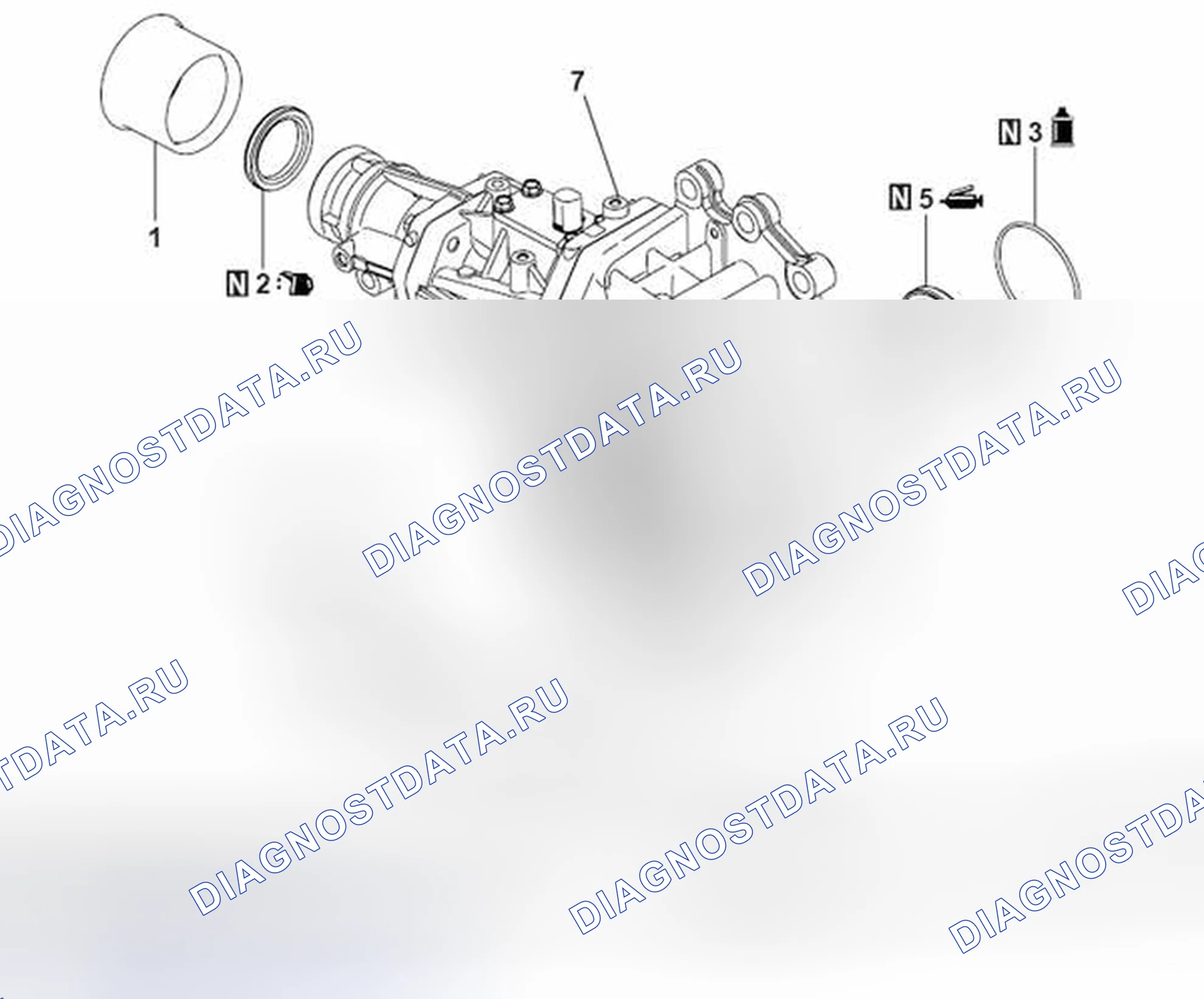 Рис. 302: РАЗБОРКА И СБОРКА. Mitsubishi Lancer Ralliart X рестайлинг