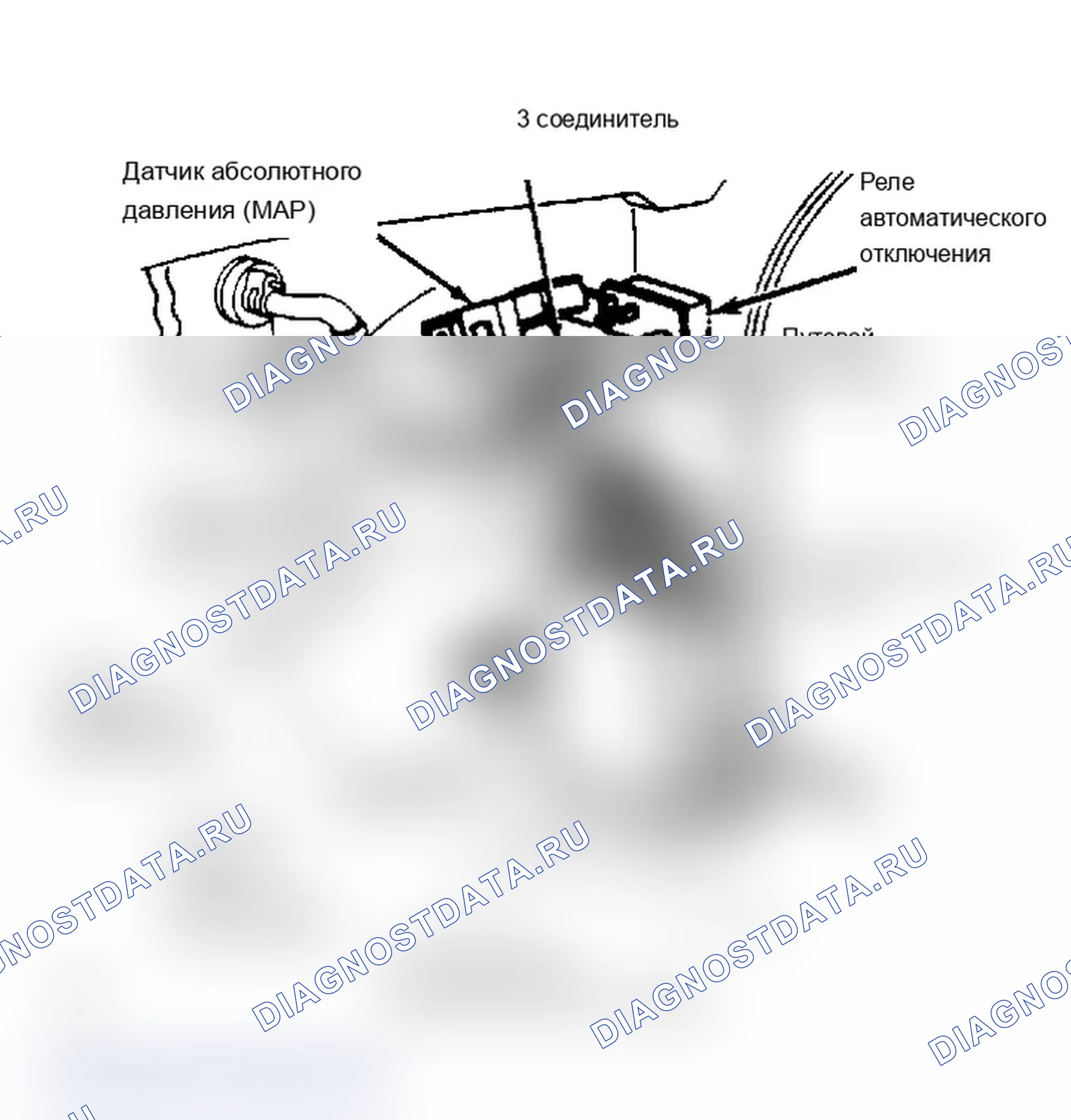 Рис. 6: Расположение компонентов (6 из 16). Chrysler New Yorker XII