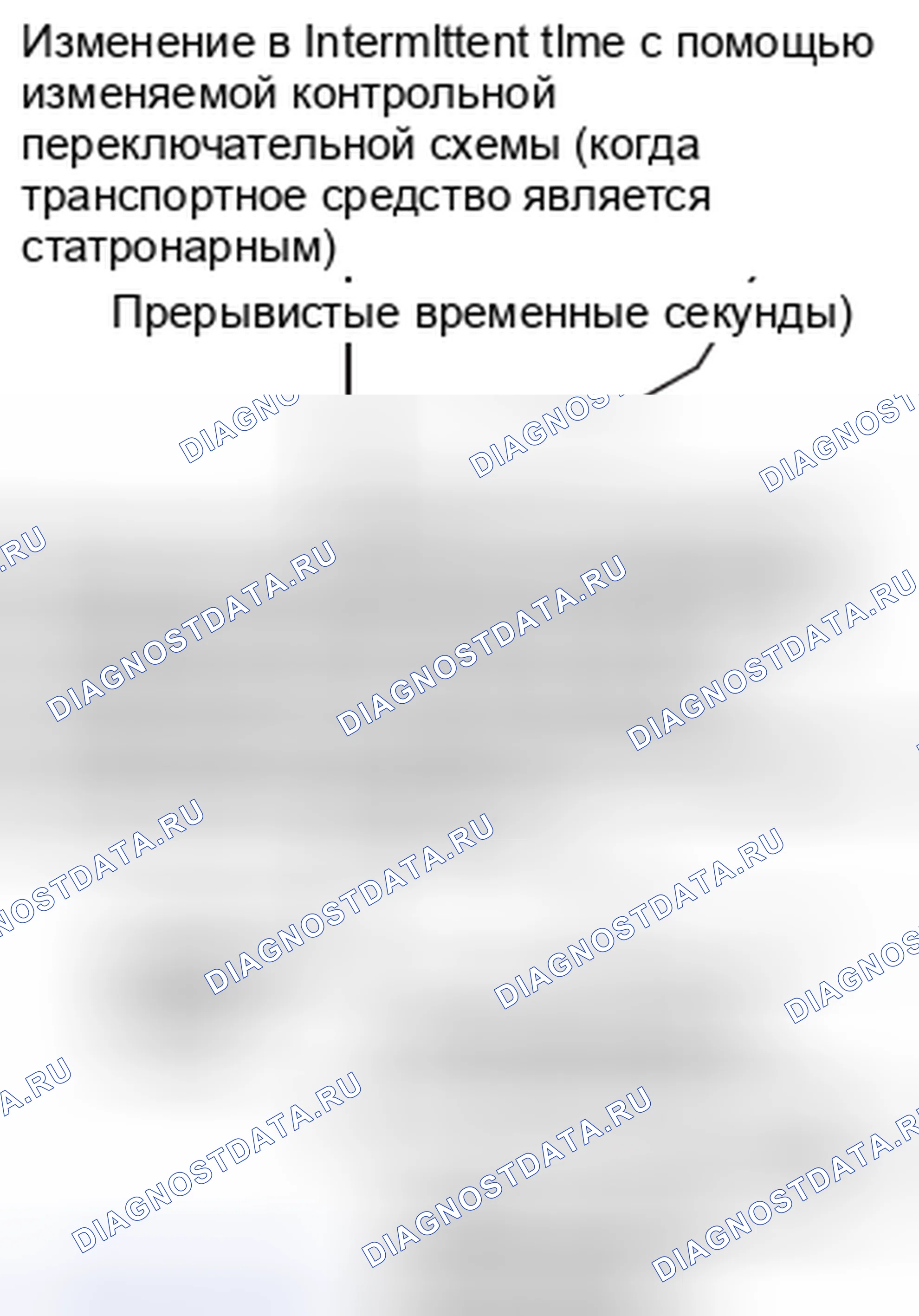 Рис. 1: Прерывистое управление (тип переменной, зависящей от скорости транспортного средства) < Исходное состояние: с функцией >. Honda e:NP1 I