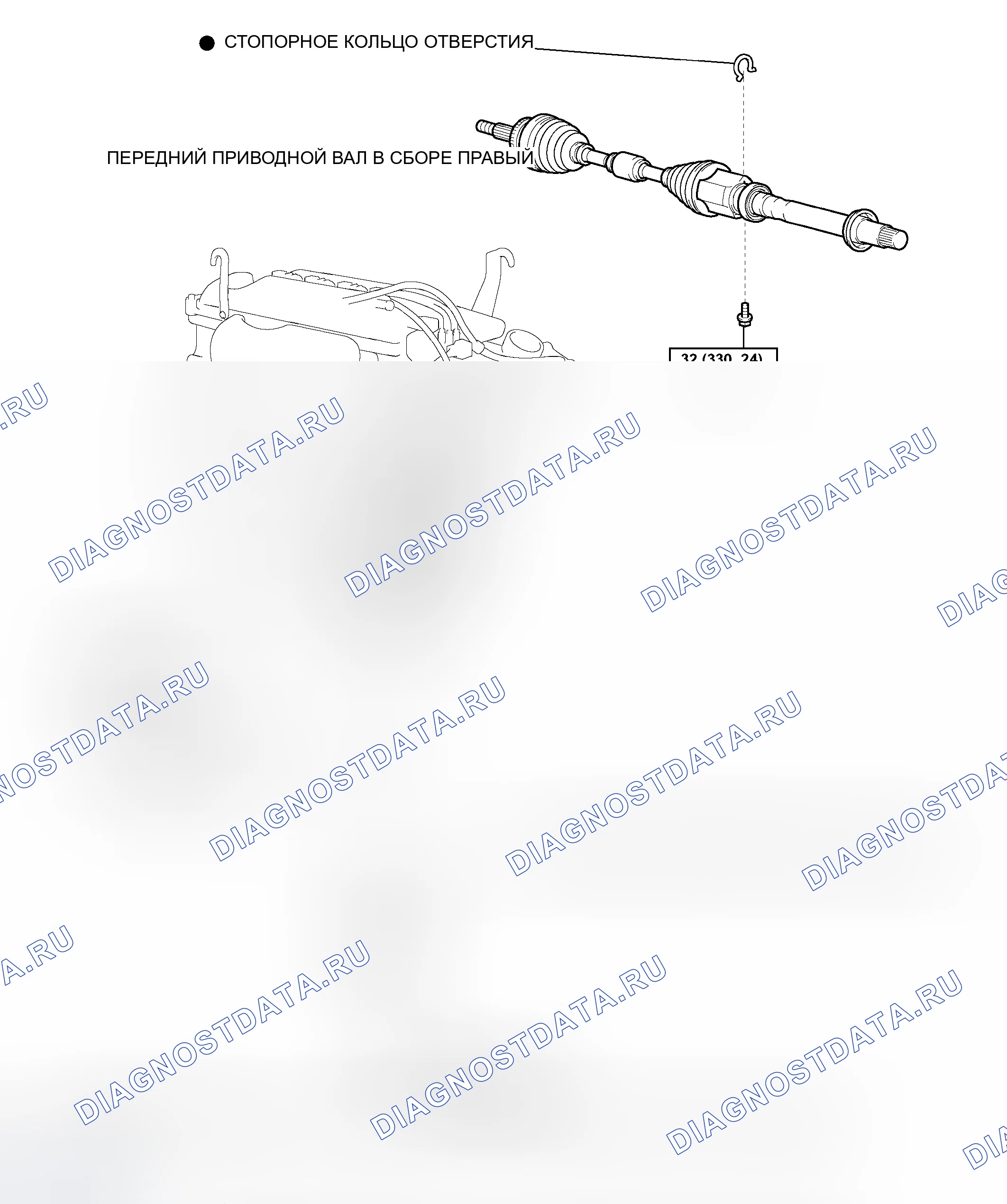 Рис. 13: КОМПОНЕНТЫ. Toyota Camry Solara II