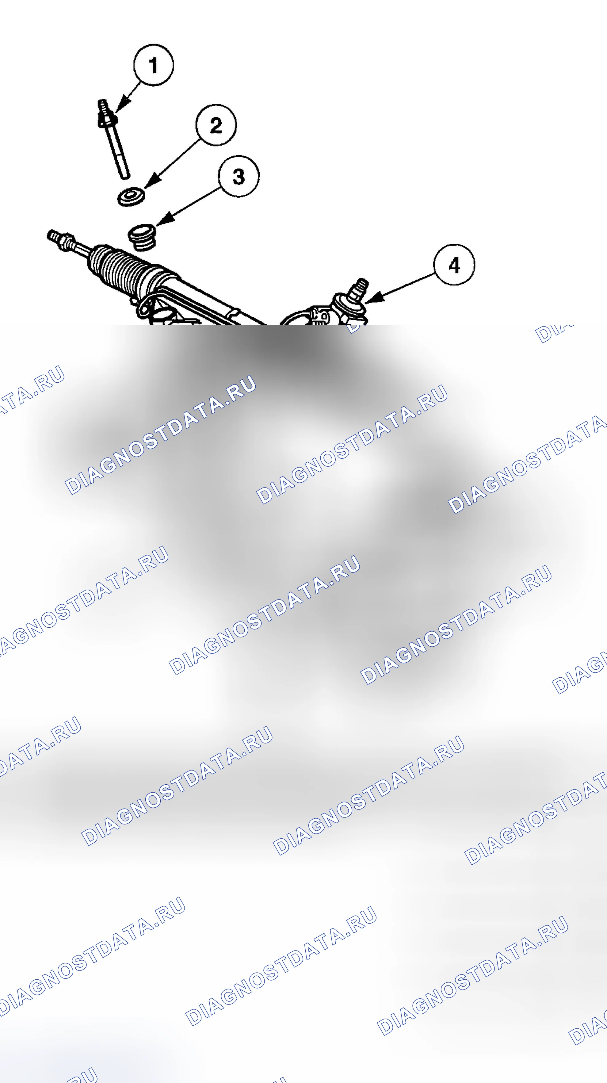 Рис. 23: МОНТАЖ РУЛЕВОГО МЕХАНИЗМА. Ford Explorer Sport Trac I