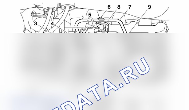Снятие - установка: турбокомпрессор — b1bp233d. Citroen Jumper I