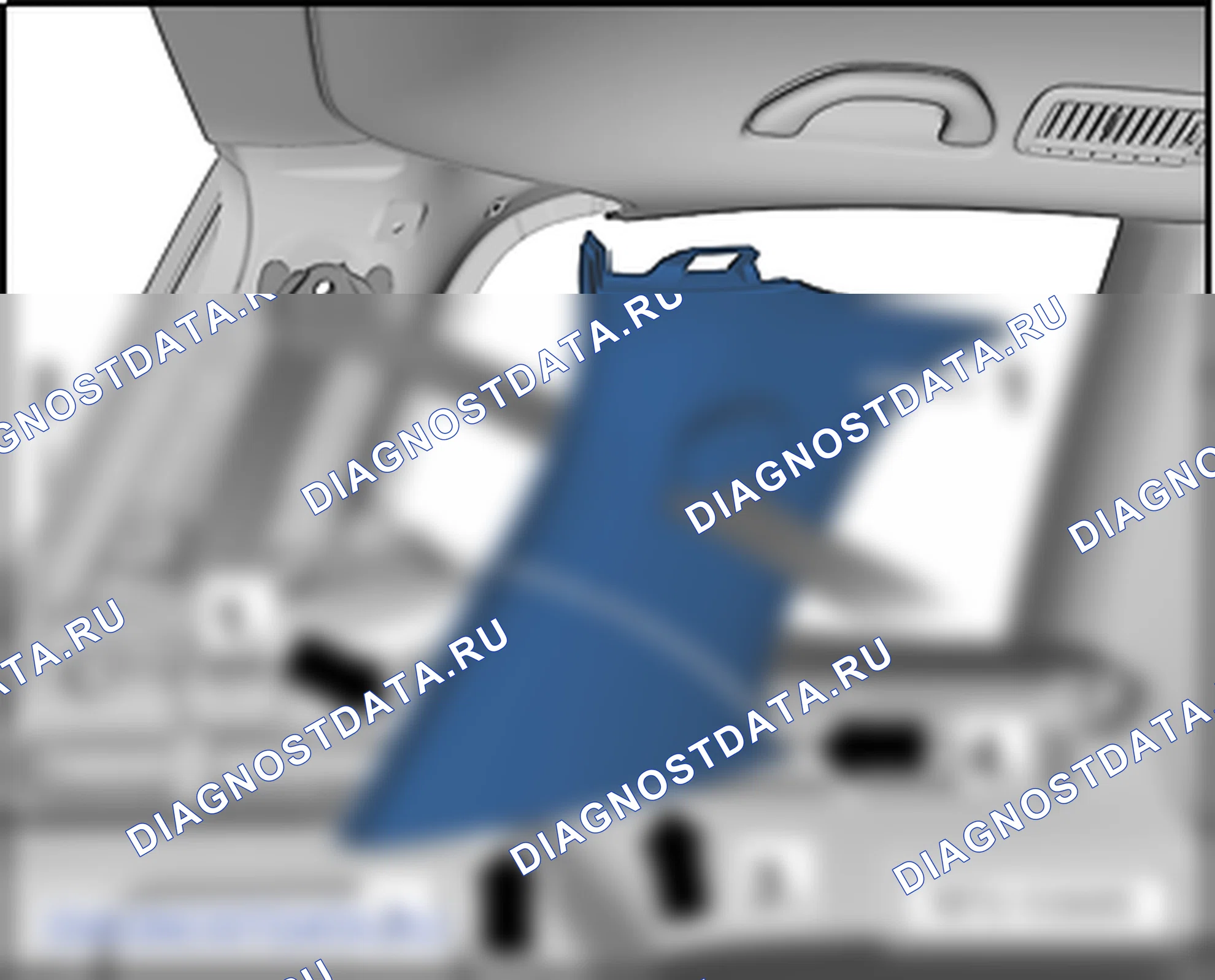 Облицовка стоек. SEAT Alhambra Ii