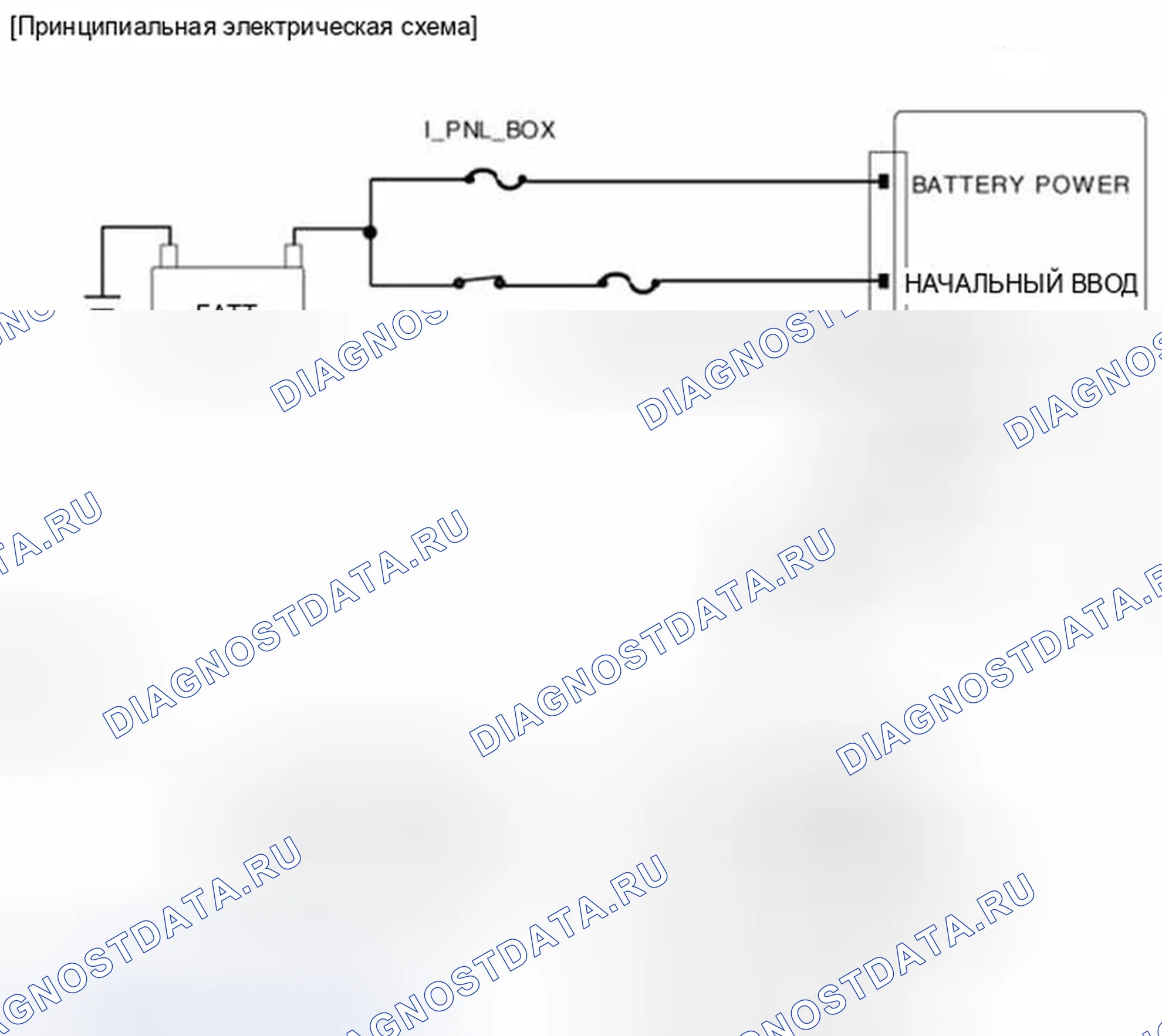 Рис. 4: Принципиальная схема. Hyundai Sonata VI