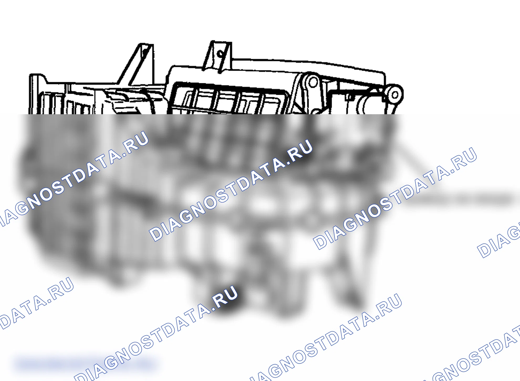 Рис. 89: ПРИВОД ПЕРЕКЛЮЧЕНИЯ РЕЦИРКУЛЯЦИИ СВЕЖЕГО ВОЗДУХА. Hyundai Santa Fe I