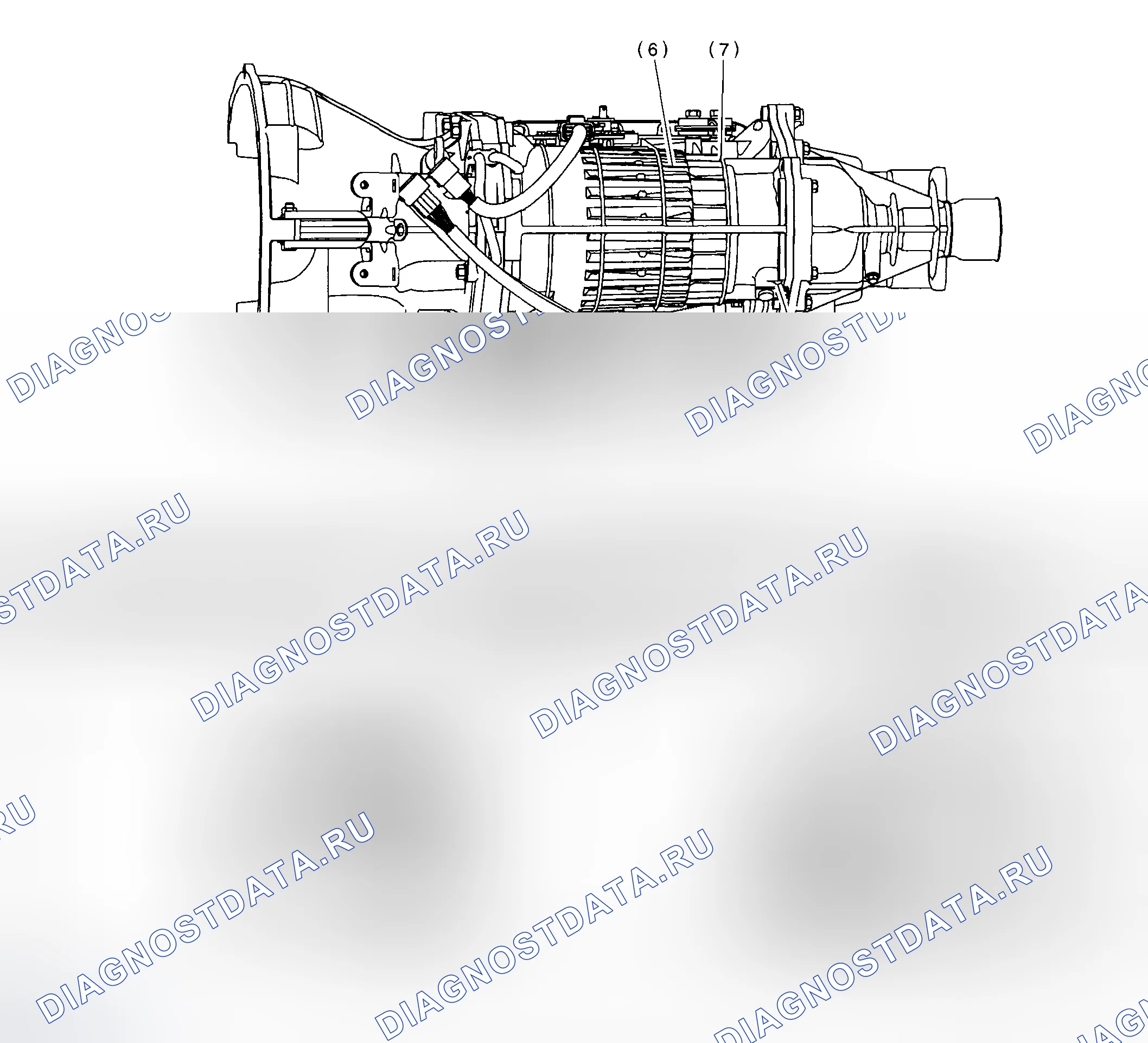 Рис. 392: Определение расположения соленоидов. Honda X-NV I