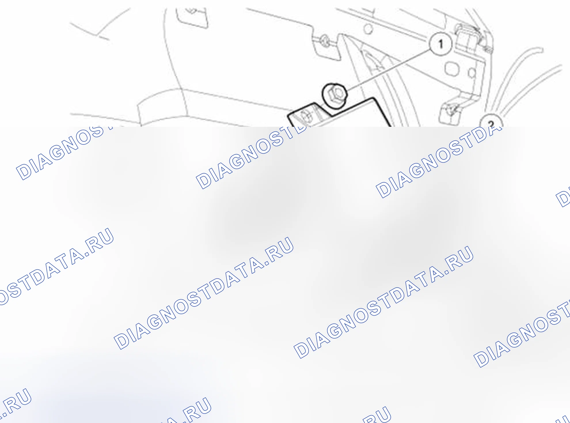 Рис. 35: Модуль помощи при парковке (PAM). Hyundai Kona I