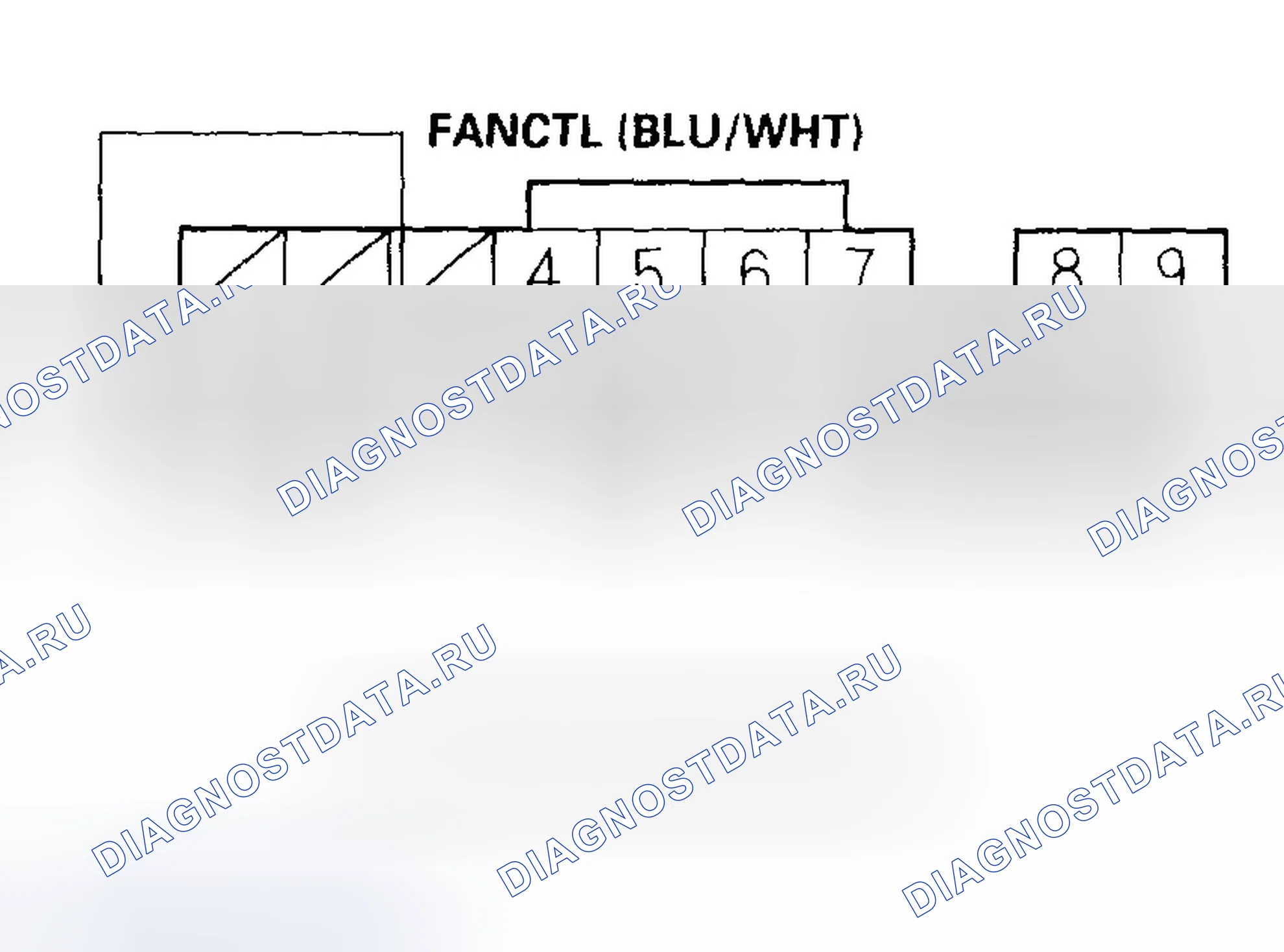 Рис. 899: расшифровка кода ошибки P1448 (63): Проблема вентилятора модуля IPU. Honda Civic VII рестайлинг
