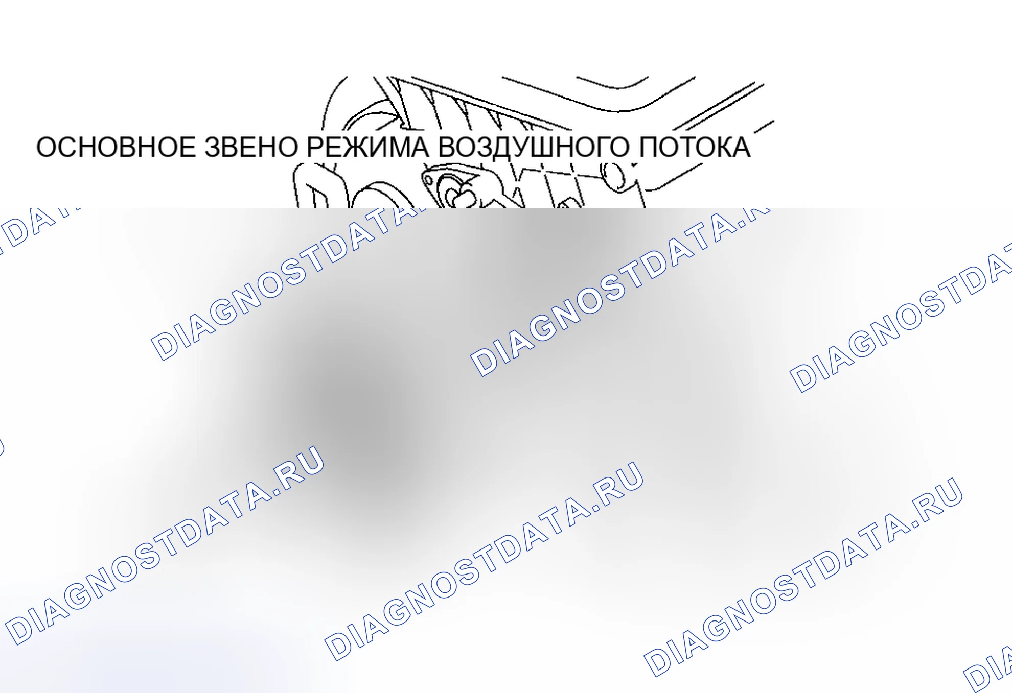 Рис. 5: РЕЖИМ ВОЗДУШНОГО ПОТОКА ДЕМОНТАЖ / МОНТАЖ ОСНОВНОГО ЗВЕНА. Mazda 5 I