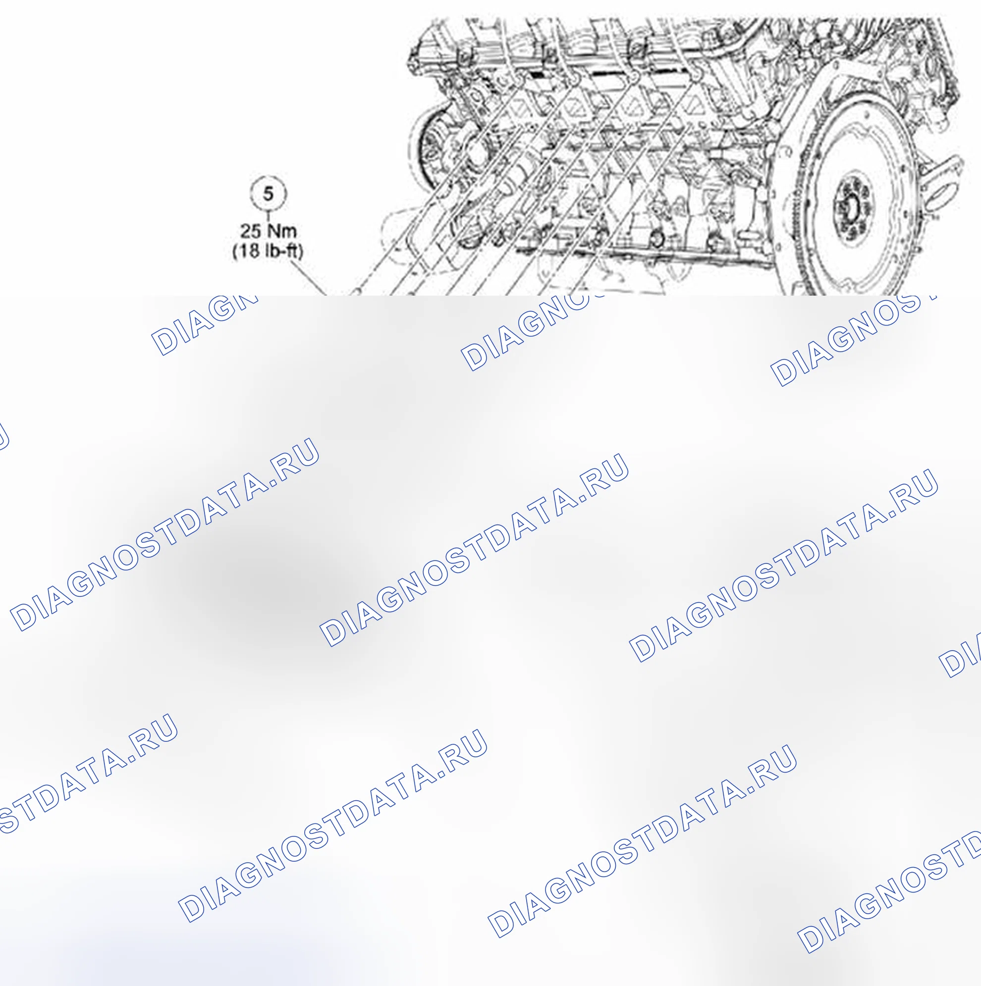 Рис. 2084: Выпускной коллектор - левый. Ford F-150 XII