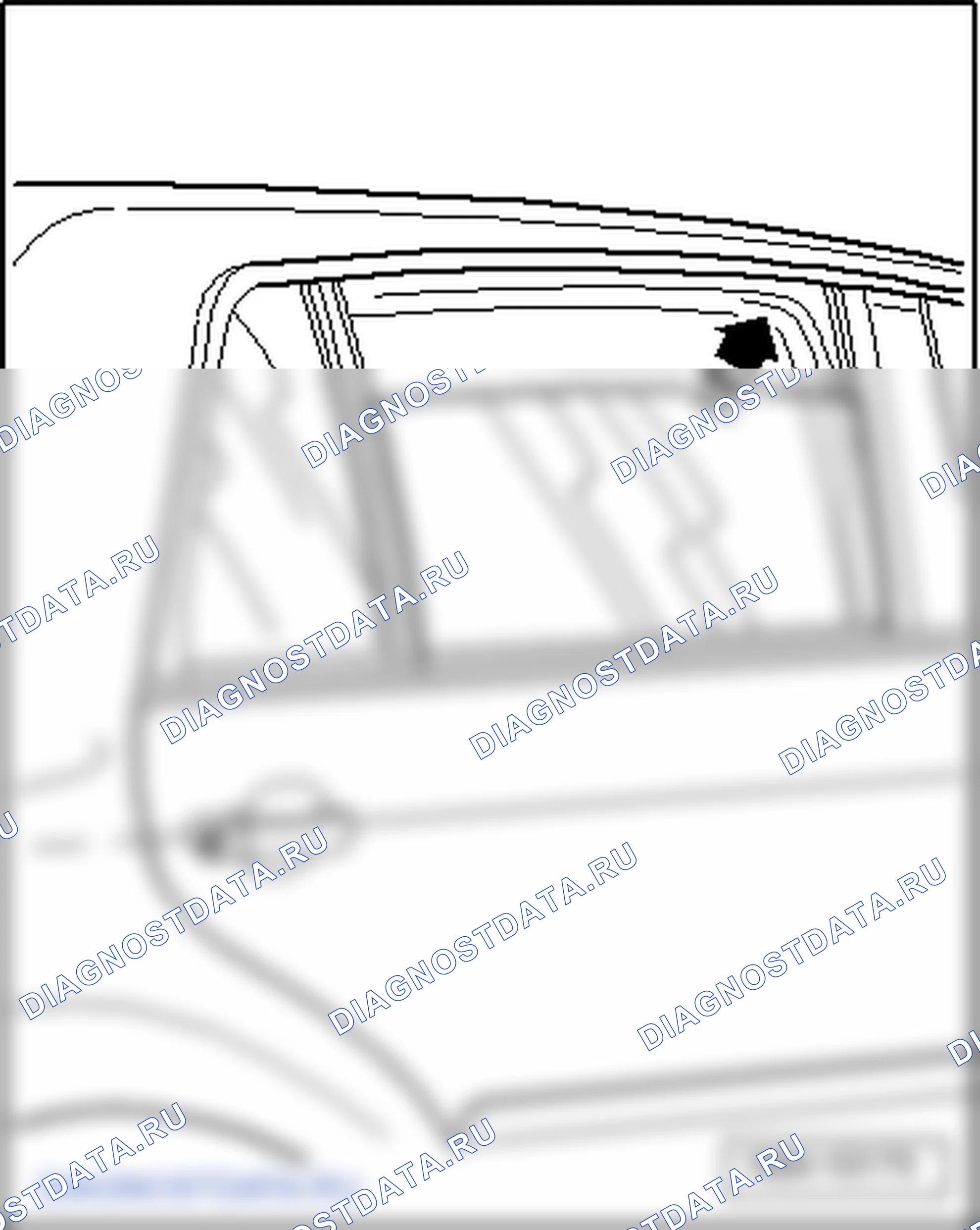 Стекла задних дверей. Volkswagen Golf Plus I