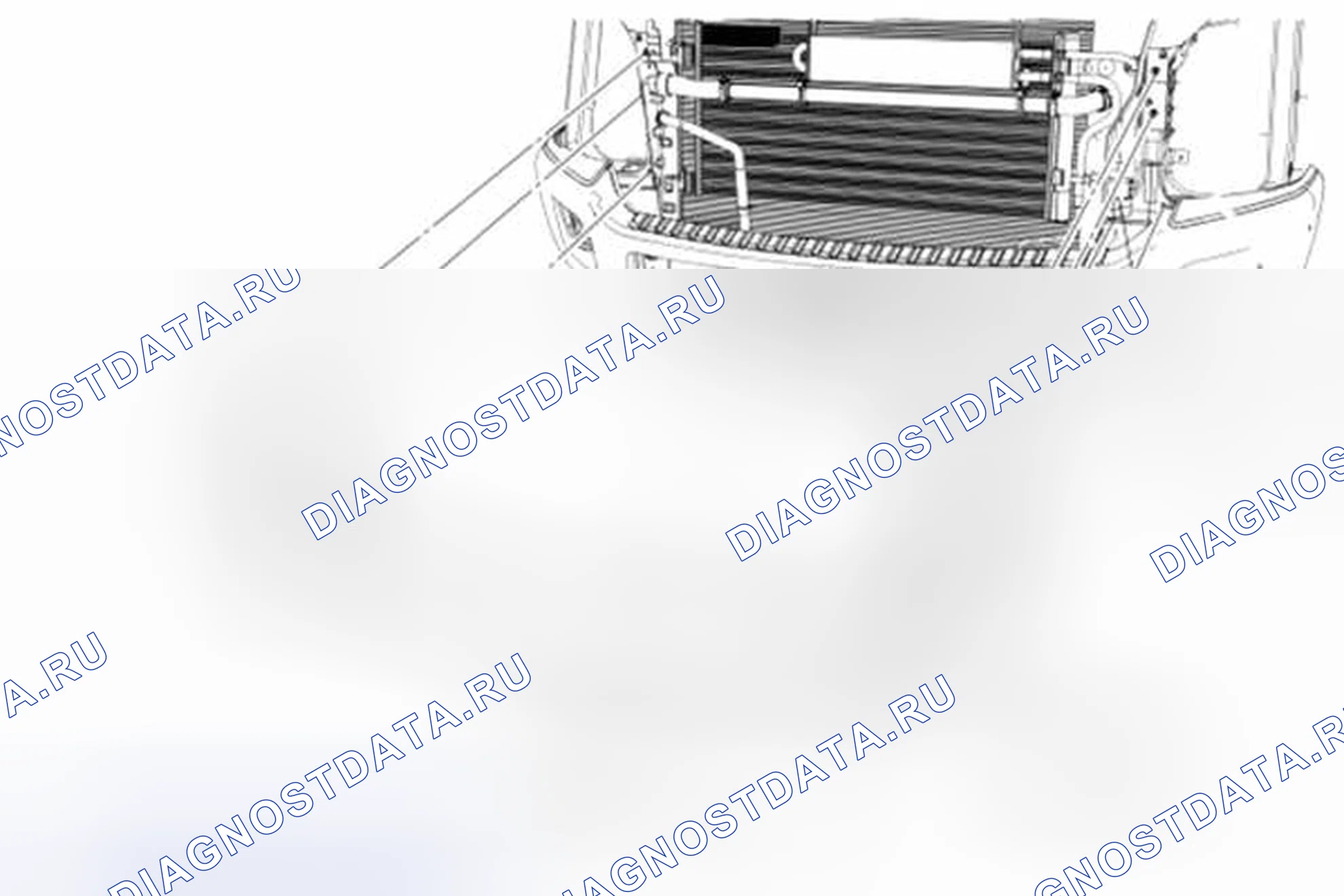 Рис. 51: Кронштейн решетки. Ford Pickup F250 Super Duty II