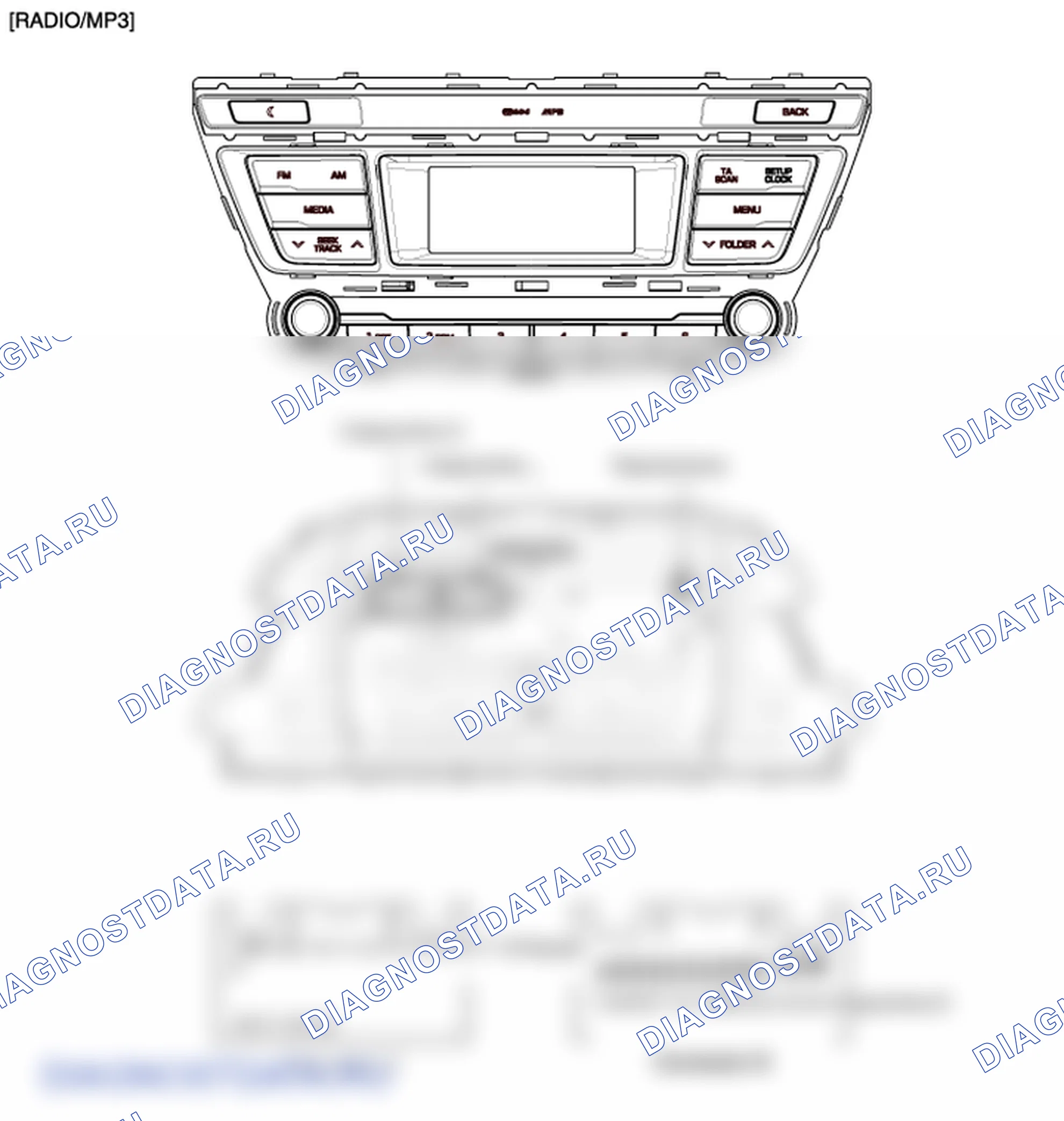 Детали аудиомодуля. Hyundai i20 GB