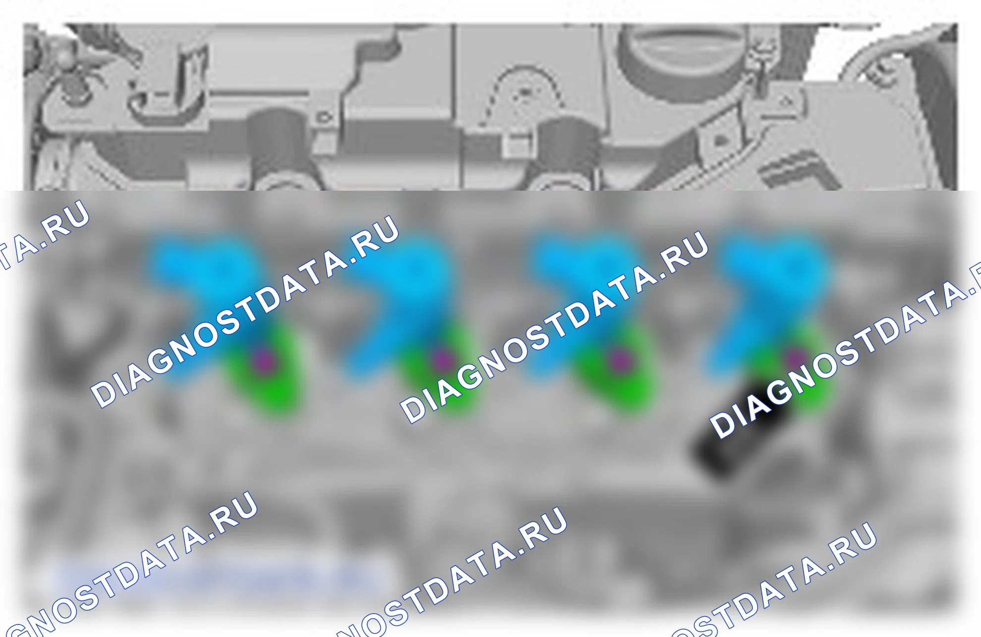 Как снять и установить топливные форсунки. Ford EcoSport II