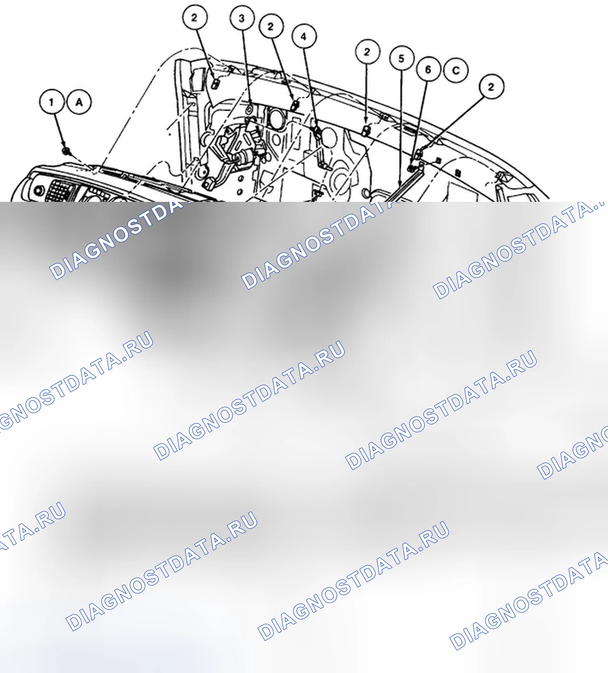 Рис. 15: Установка. Ford Thunderbird X