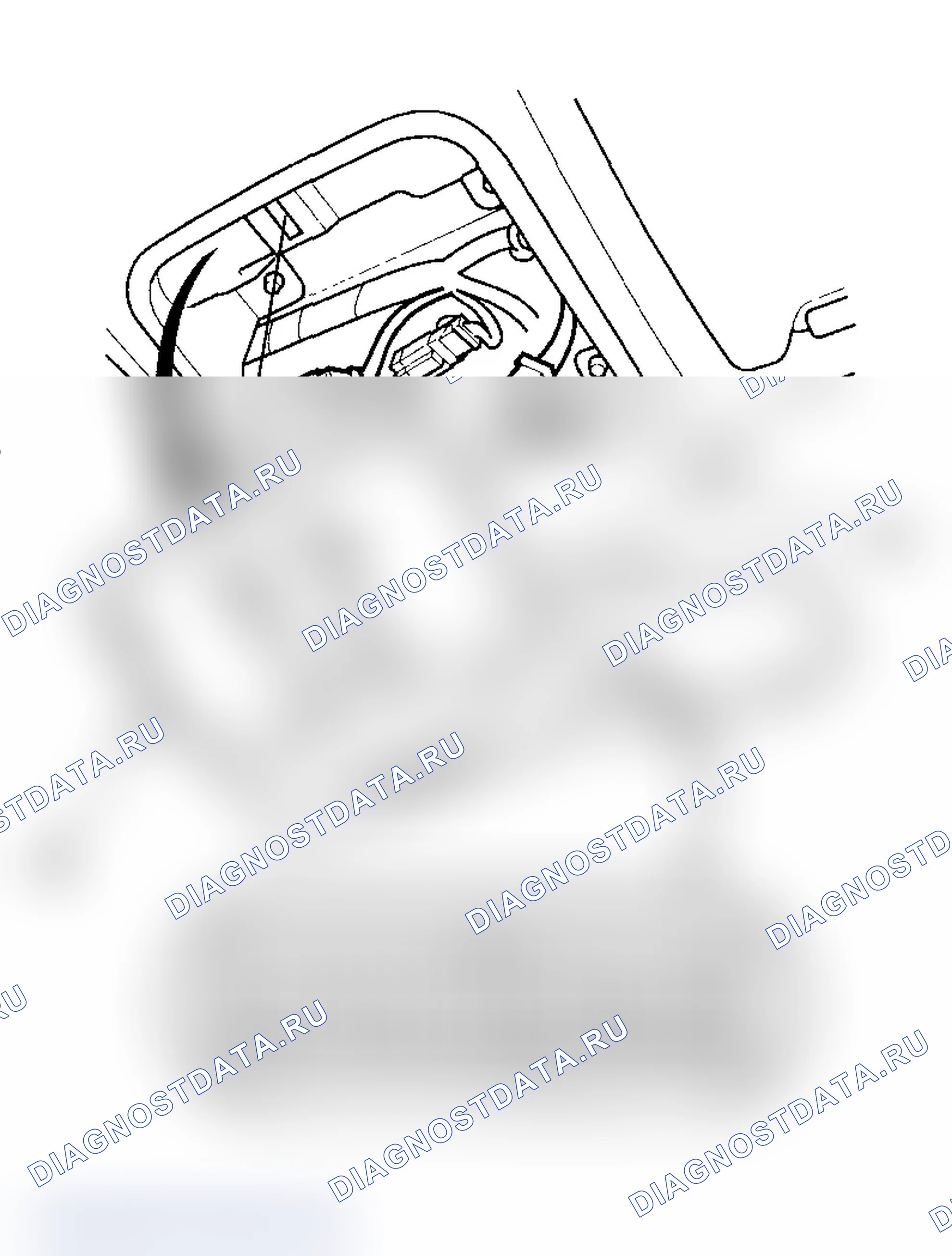 Рис. 164: Тест светодиодного индикатора. Acura MDX I