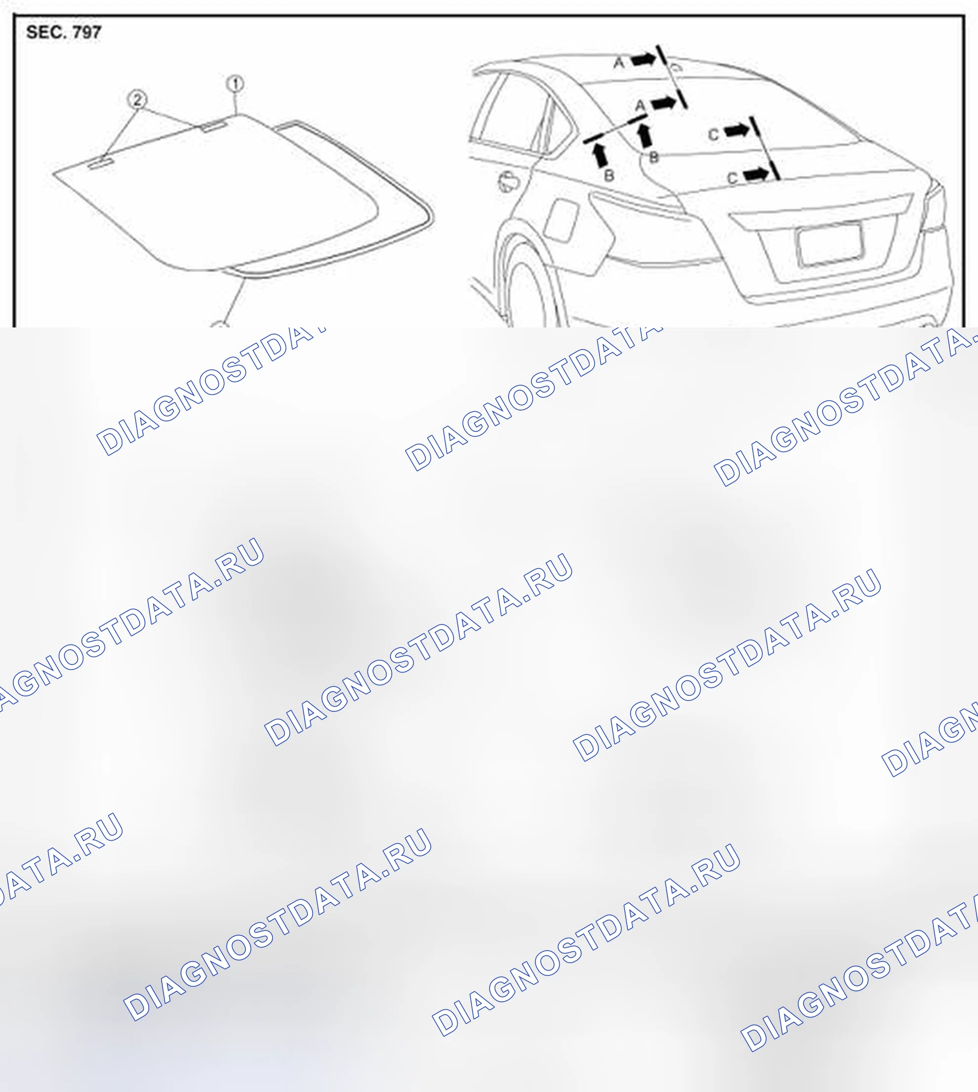Рис. 27: Разнесенный вид. Nissan Altima L33