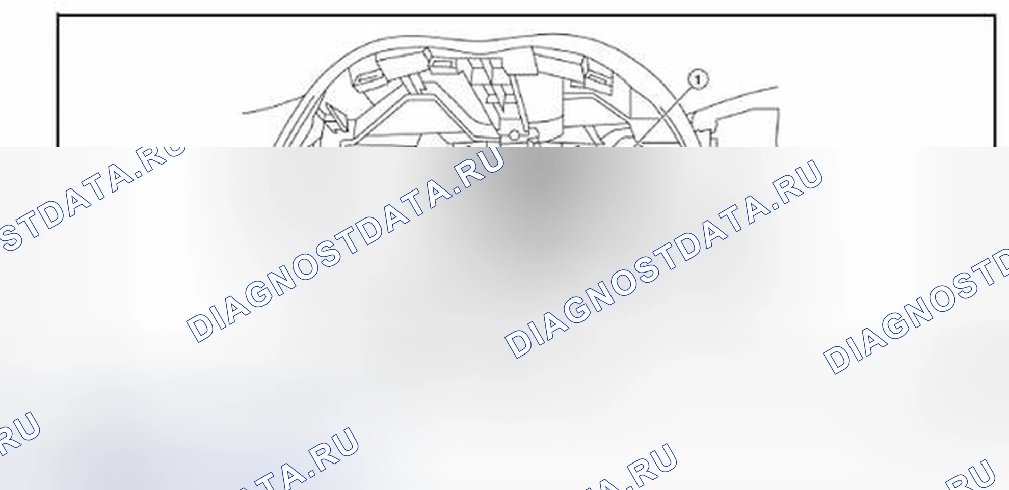 Рис. 69: СИСТЕМА УПРАВЛЕНИЯ КУЗОВОМ: Расположение составных частей. Nissan Pathfinder IV рестайлинг
