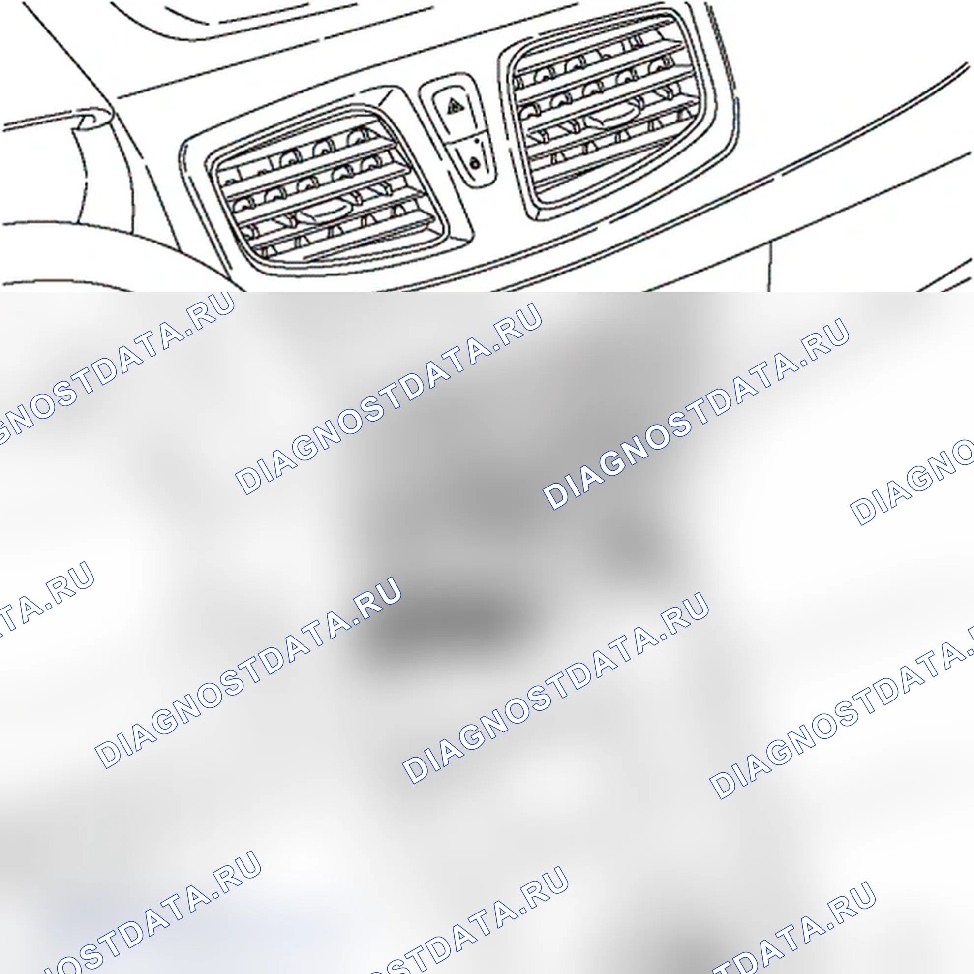 Кнопка запуска двигателя. Renault Fluence I