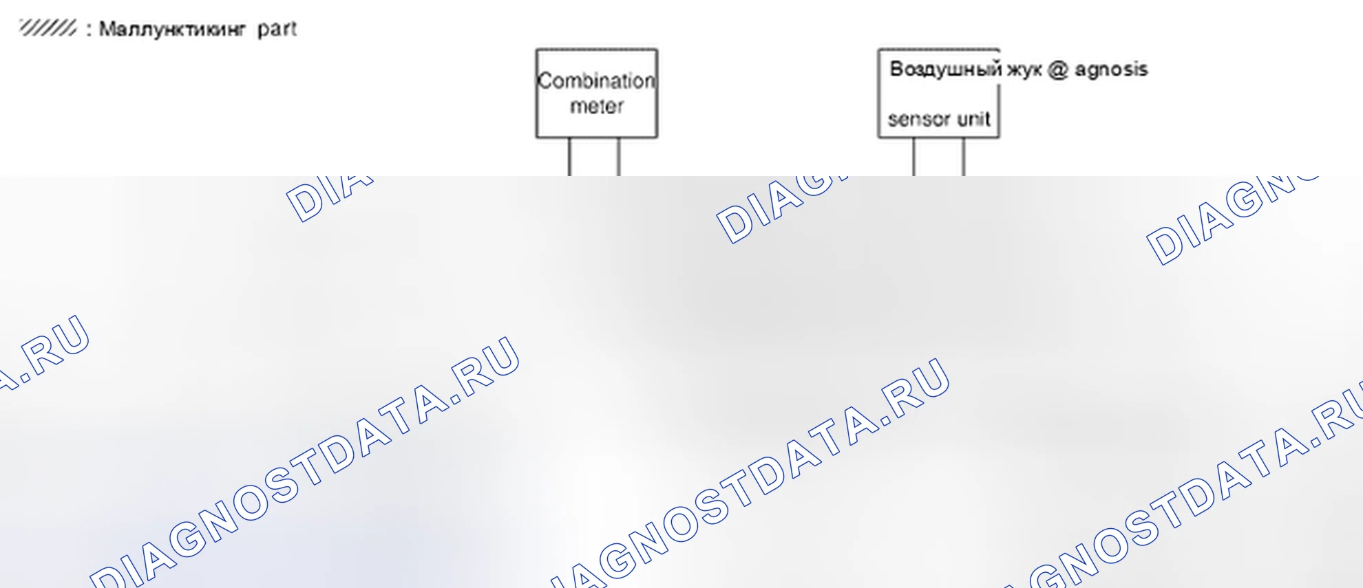 Рис. 212: Схема системы связи CAN - случай 2. Honda Odyssey I