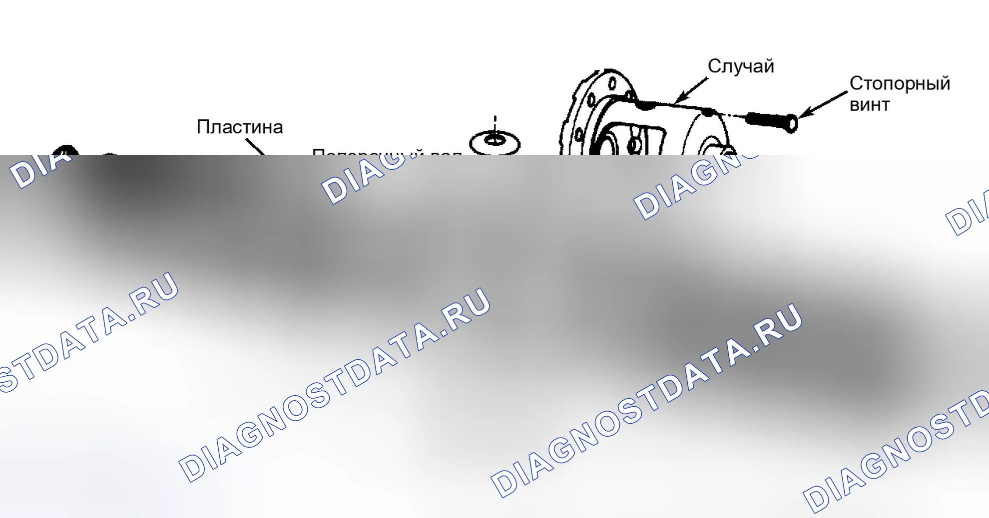 Рис. 10: БЛОК ПИТАНИЯ 4-PINION DANA. Ford Bronco II I