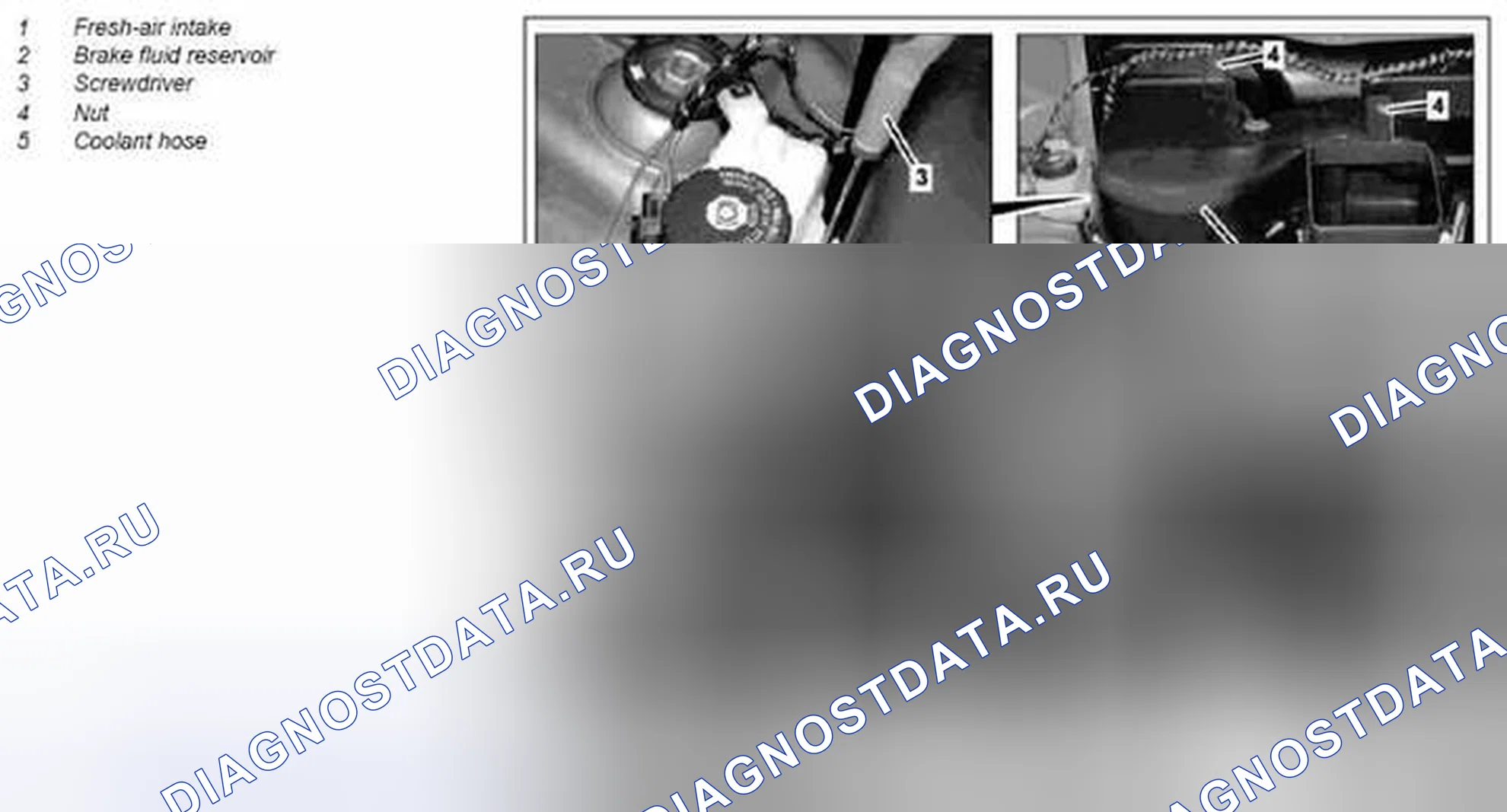 Рис. 27: Демонтаж / монтаж воздухозаборника - AR83.10-P-3220MCU. Kia Soul I