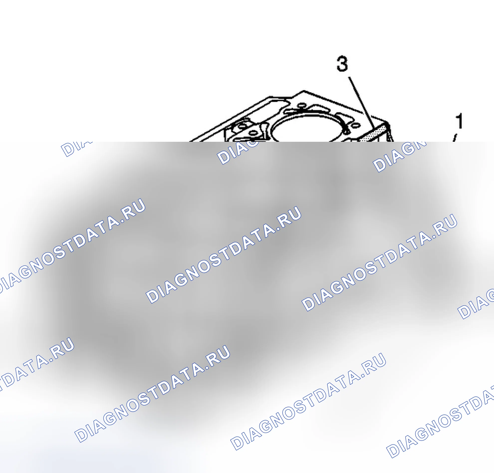 Рис. 3: Расположение производной VIN двигателя L61, 2.2 л. Chevrolet Malibu VI